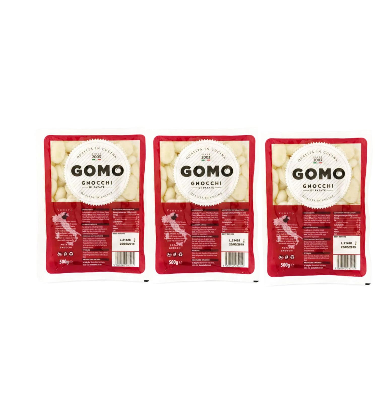 GOMO Gnocchi Di Patate 3 x 500g