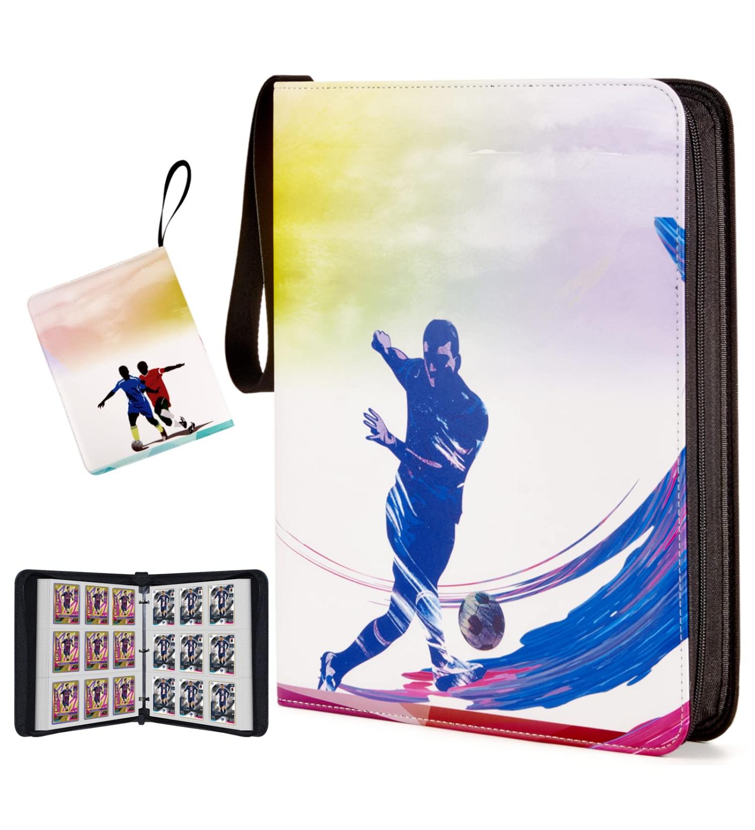 GHIUAN Soccer Card Binder - 720 Pocket Trading Cards Collector Album with Sleeves - Football Type 2 - Buy Online on SooperMarket.com