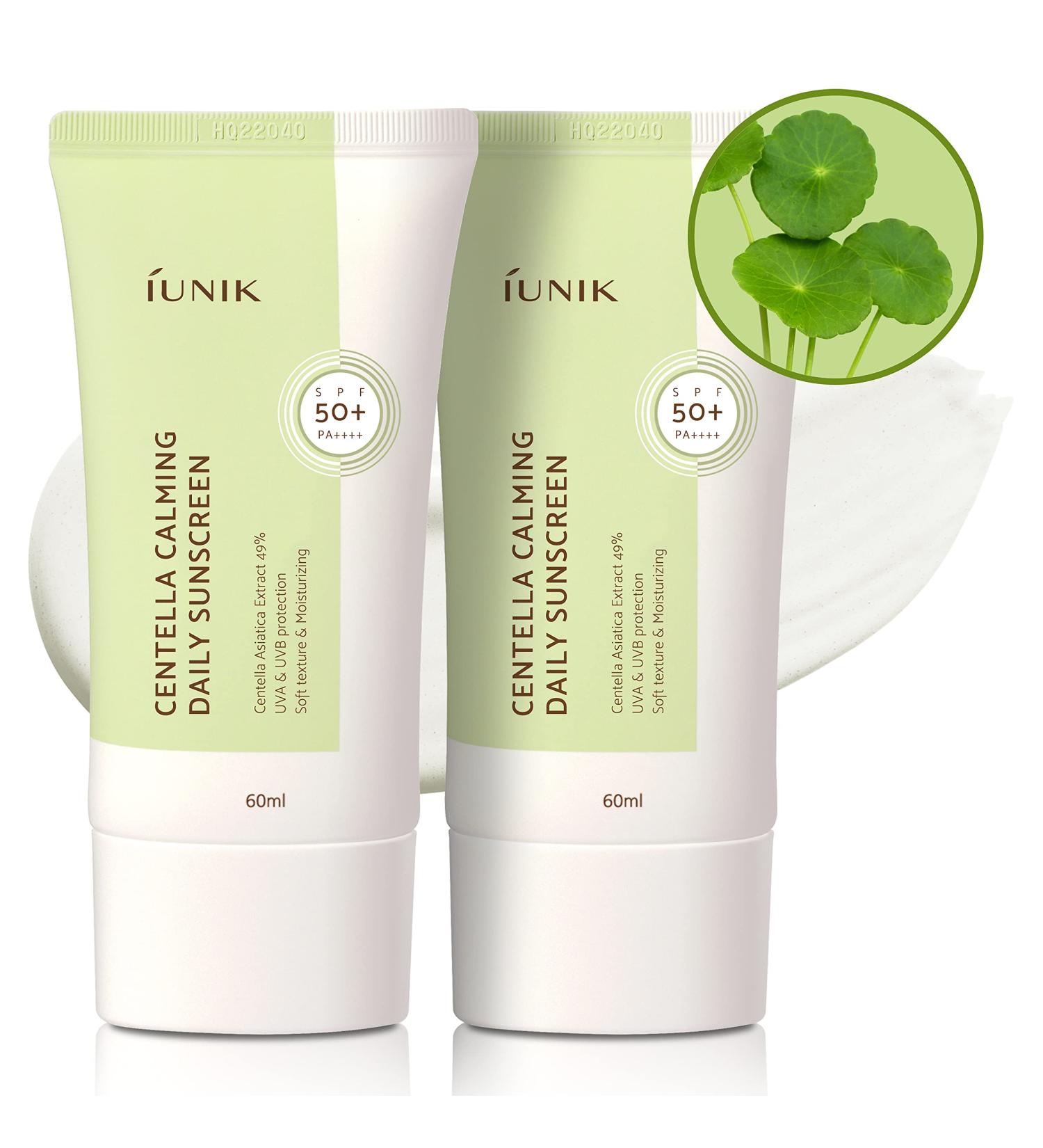 IUNIK Centella Calming Vegan Moisture SPF 50+ PA++++ Sunscreen 4 Oz - Matte Finish for Sensitive Skin - Buy Online on SooperMarket.com
