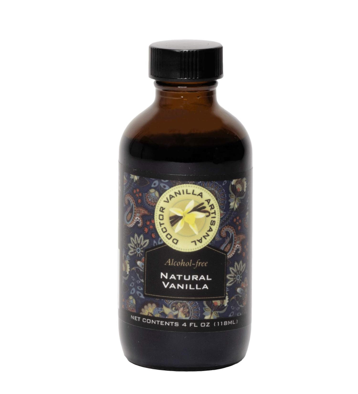Dr Vanilla Alcohol-Free Natural Vanilla Extract (4oz) - 4 Ounce Bottle - Buy Online on SooperMarket.com