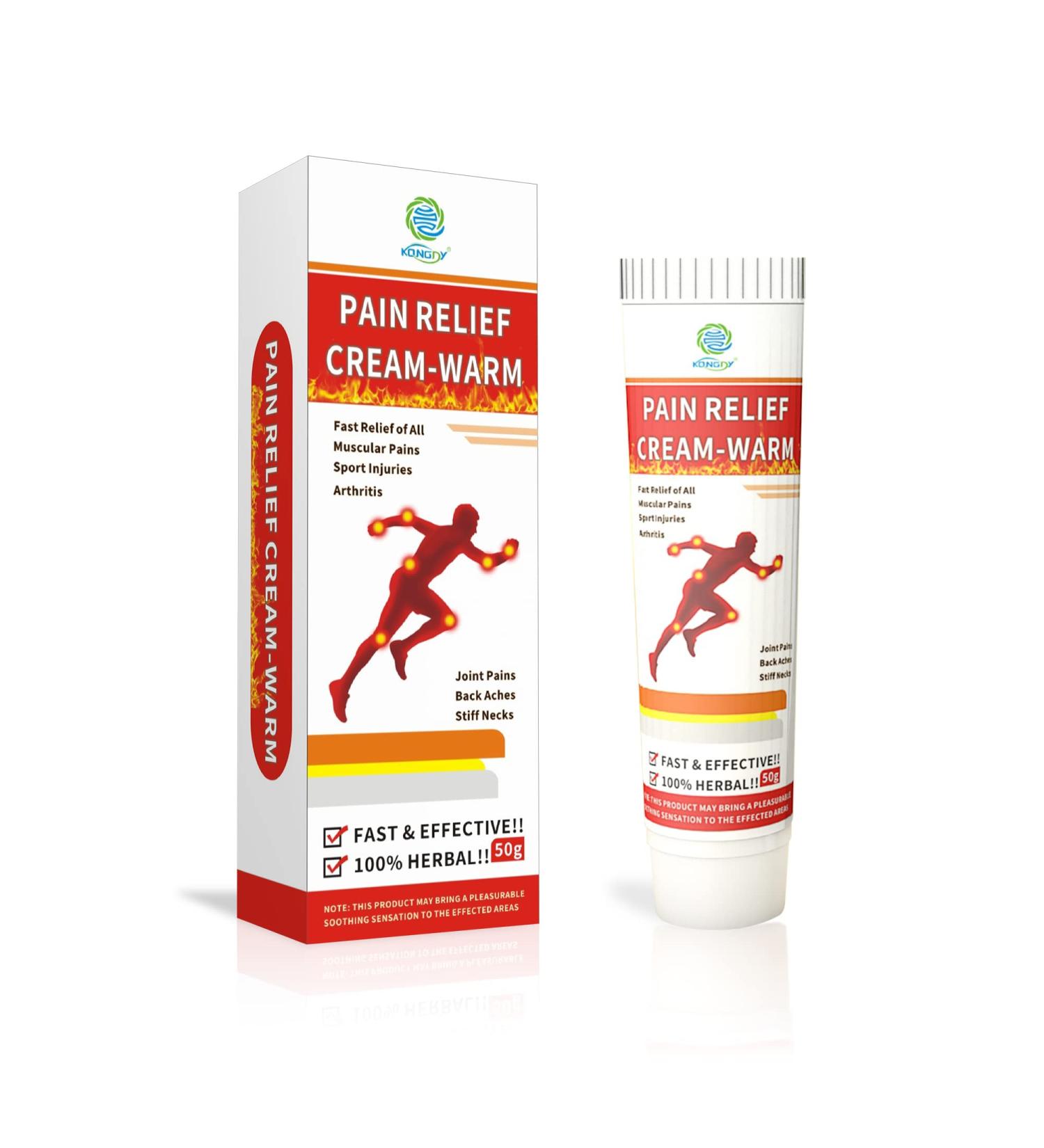 KONGDY Hot Capsicum Pain Cream | Extra Strength Capsaicin Heat Cream - Buy Online on SooperMarket.com