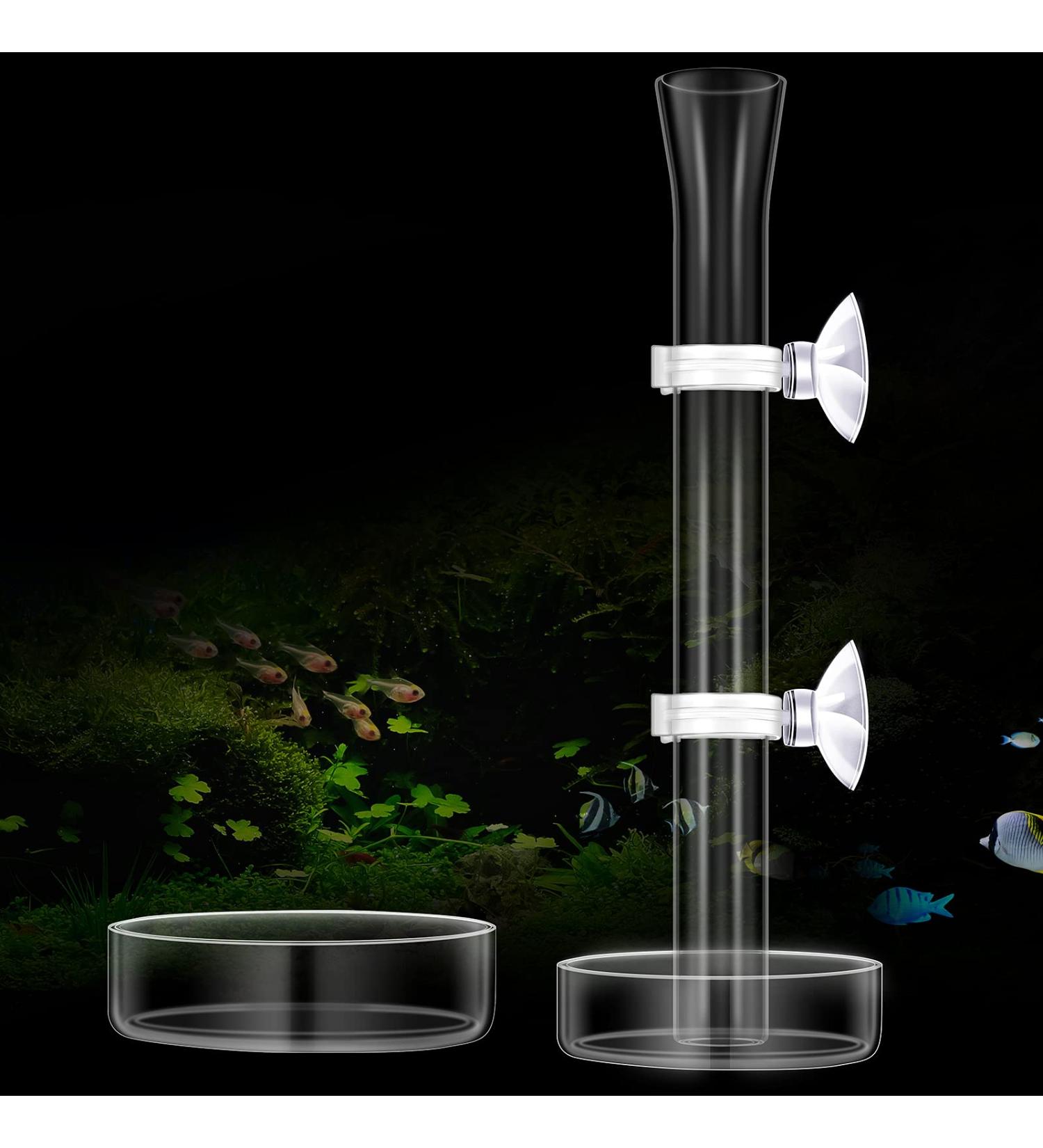3-Piece Shrimp Feeding Set: Glass Shrimp Feeding Tube, Feeder Tube, and 2 Aquarium Feeding Dishes - Fish Tank Supplies - Buy Online on SooperMarket.com