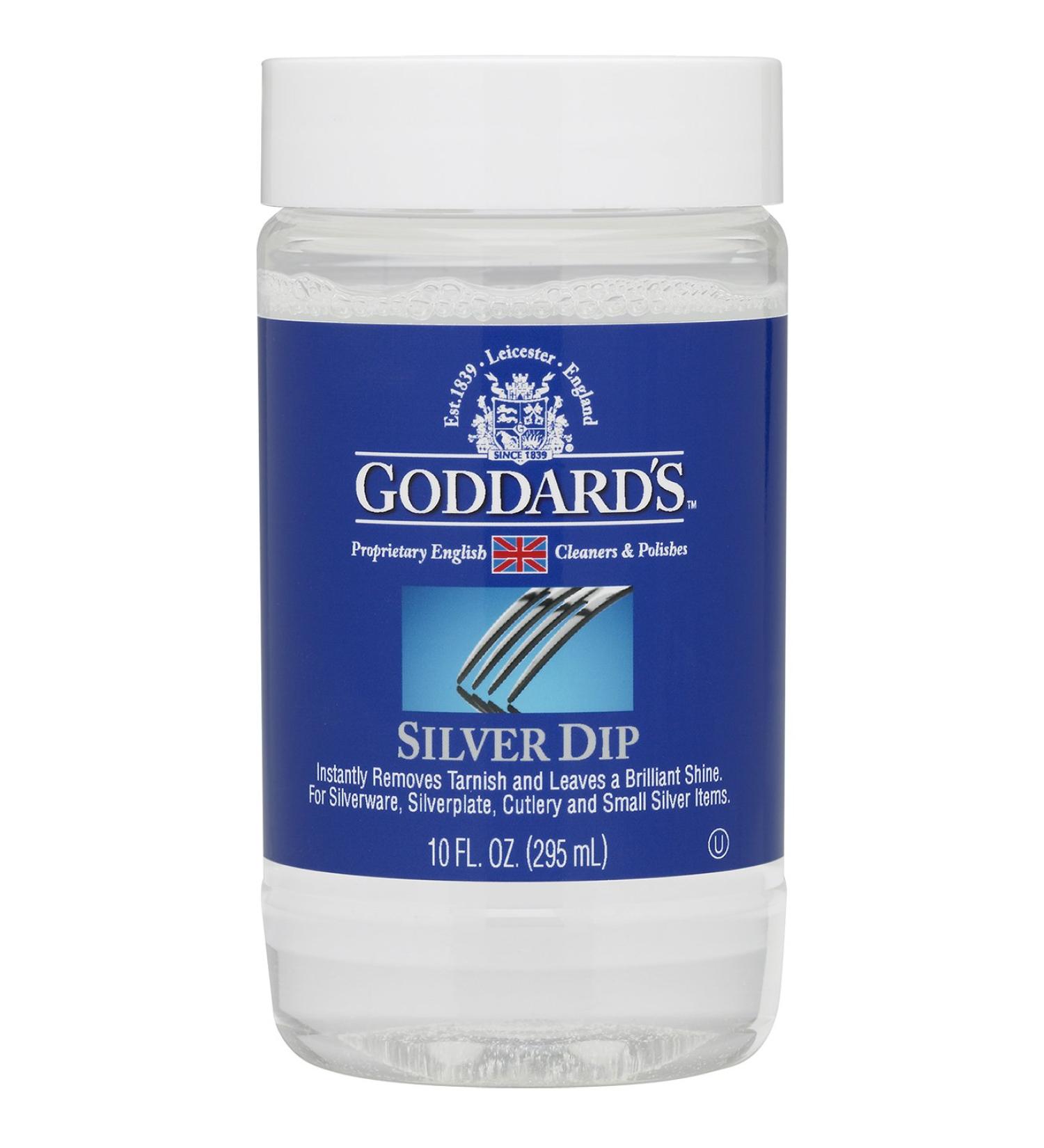 Goddards Silver Cleaner Dip 10 oz - Professional Silver Jewelry Cleaner & Tarnish Remover for Small Items - Buy Online on SooperMarket.com