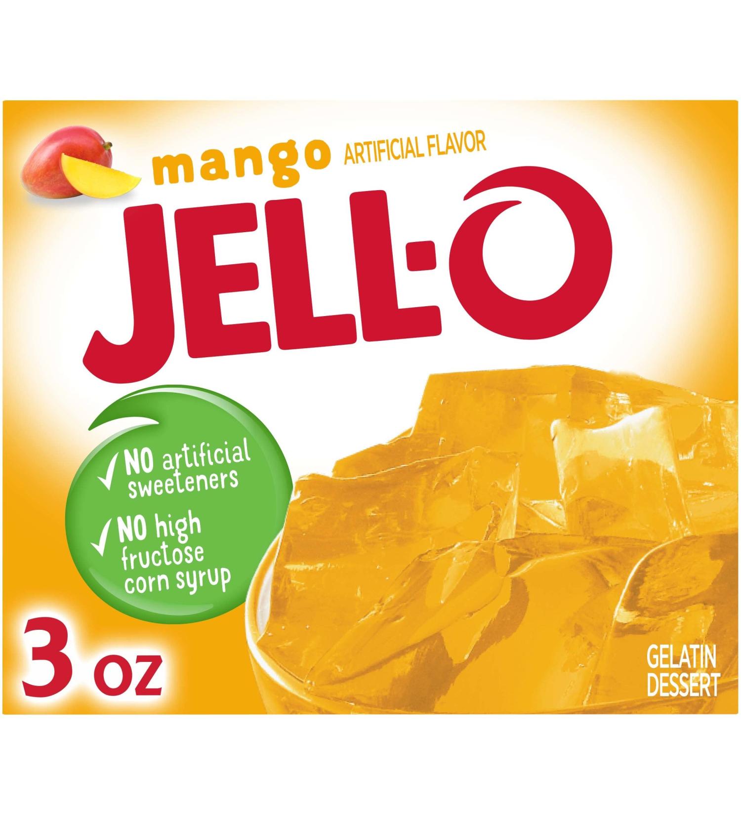 Buy Jell-O Mango Gelatin Mix Online | Delicious Tropical Dessert for International Shipping - Buy Online on SooperMarket.com