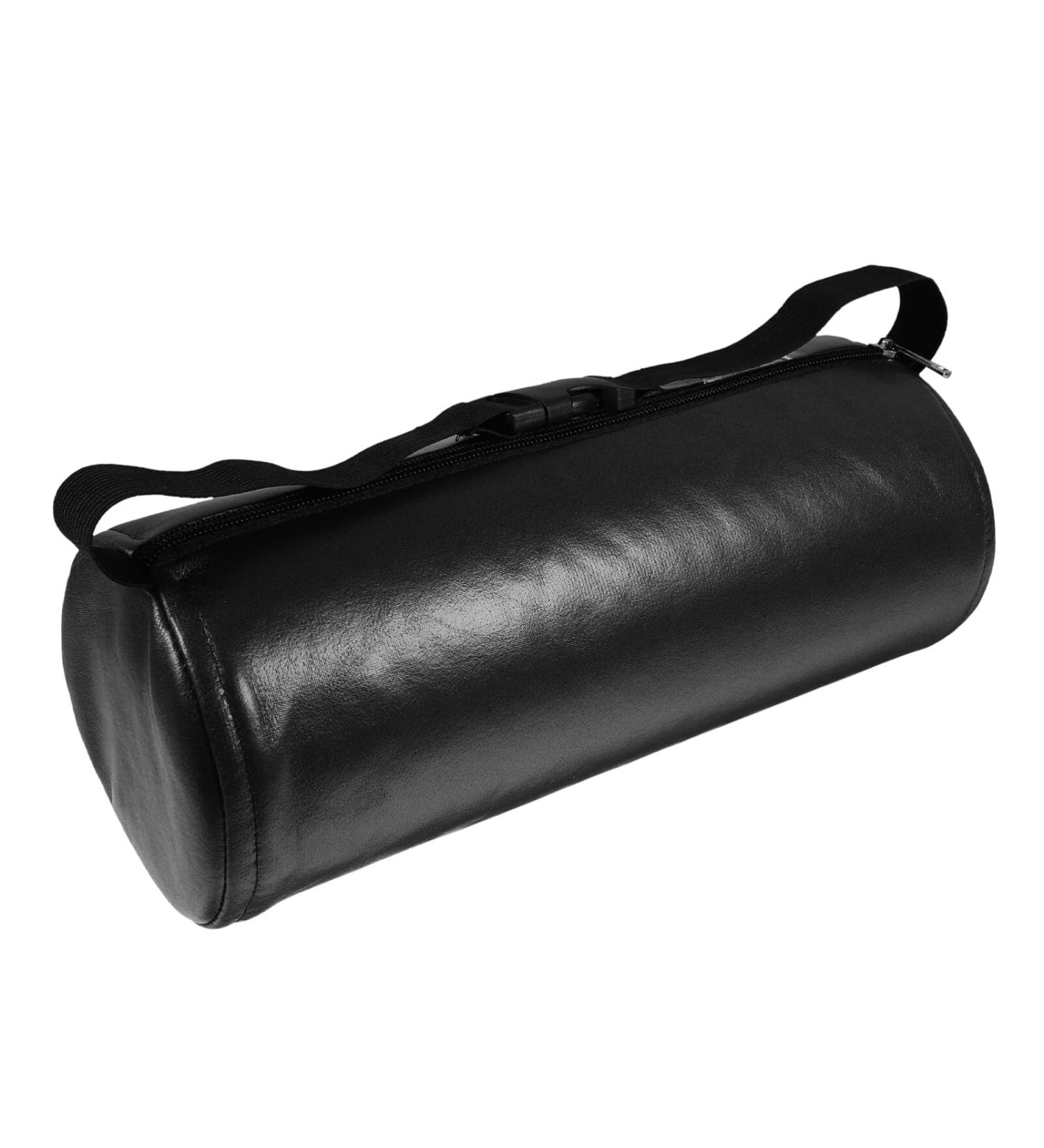 TEHAUX Lumbar Roll for Chair Memory Foam Back with Elastic Strap 3D Back Roll Lumbar Support Black - Buy Online on SooperMarket.com
