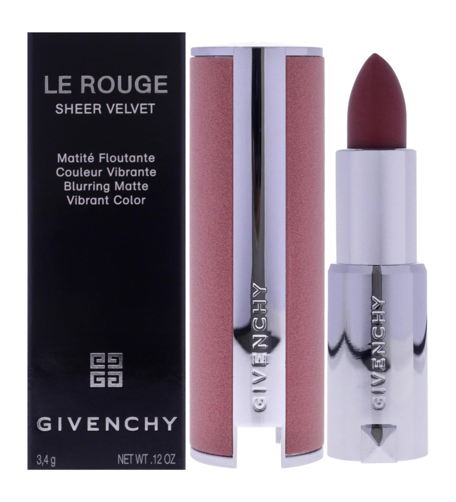 Givenchy Le Rouge Sheer Velvet Matte Lipstick N27 Rouge Infuse for Women - Buy 0.11 oz Lipstick Online | International Shipping Available - Buy Online on SooperMarket.com