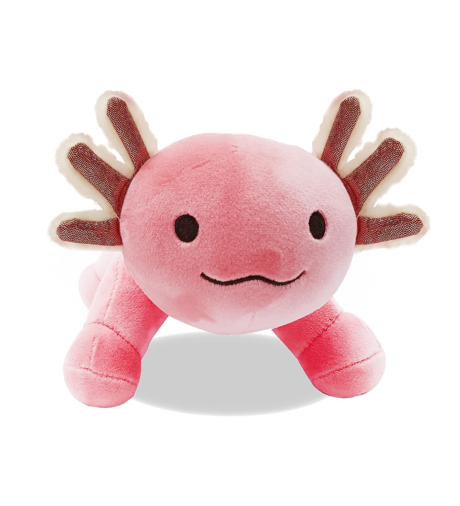 YILITI Axolotl Stuffed Animal Toy 10.8 - Cute Axolotl Plushie Doll Pillow for Kids & Adults (Pink) - Buy Online on SooperMarket.com