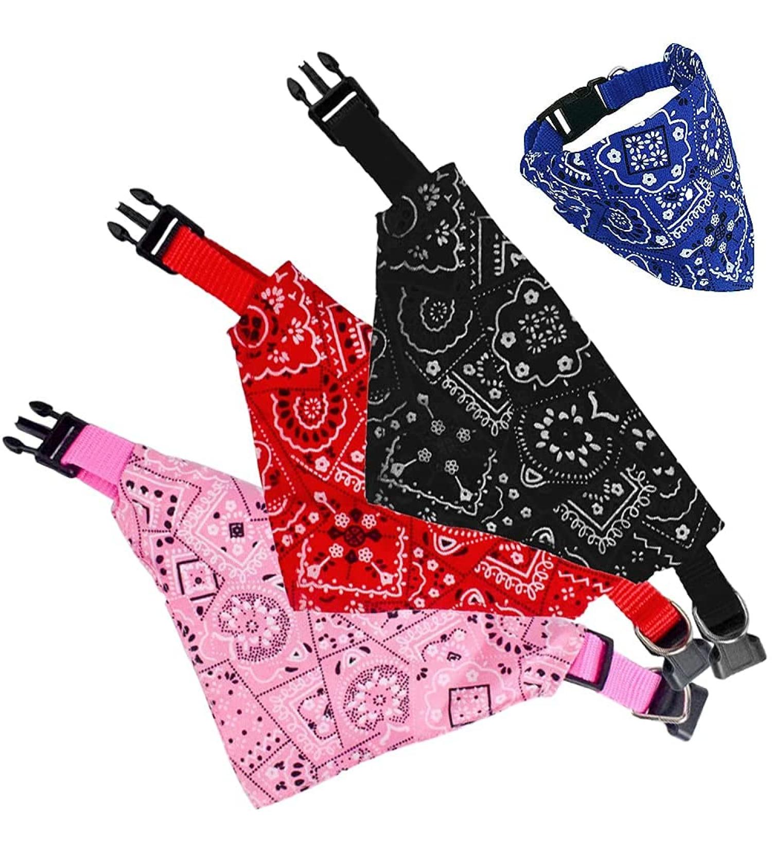 Shop Taozoey 3PCs Dog Neckerchief & Bandana - Stylish Accessories for Small & Medium Dogs & Cats - Buy Online on SooperMarket.com