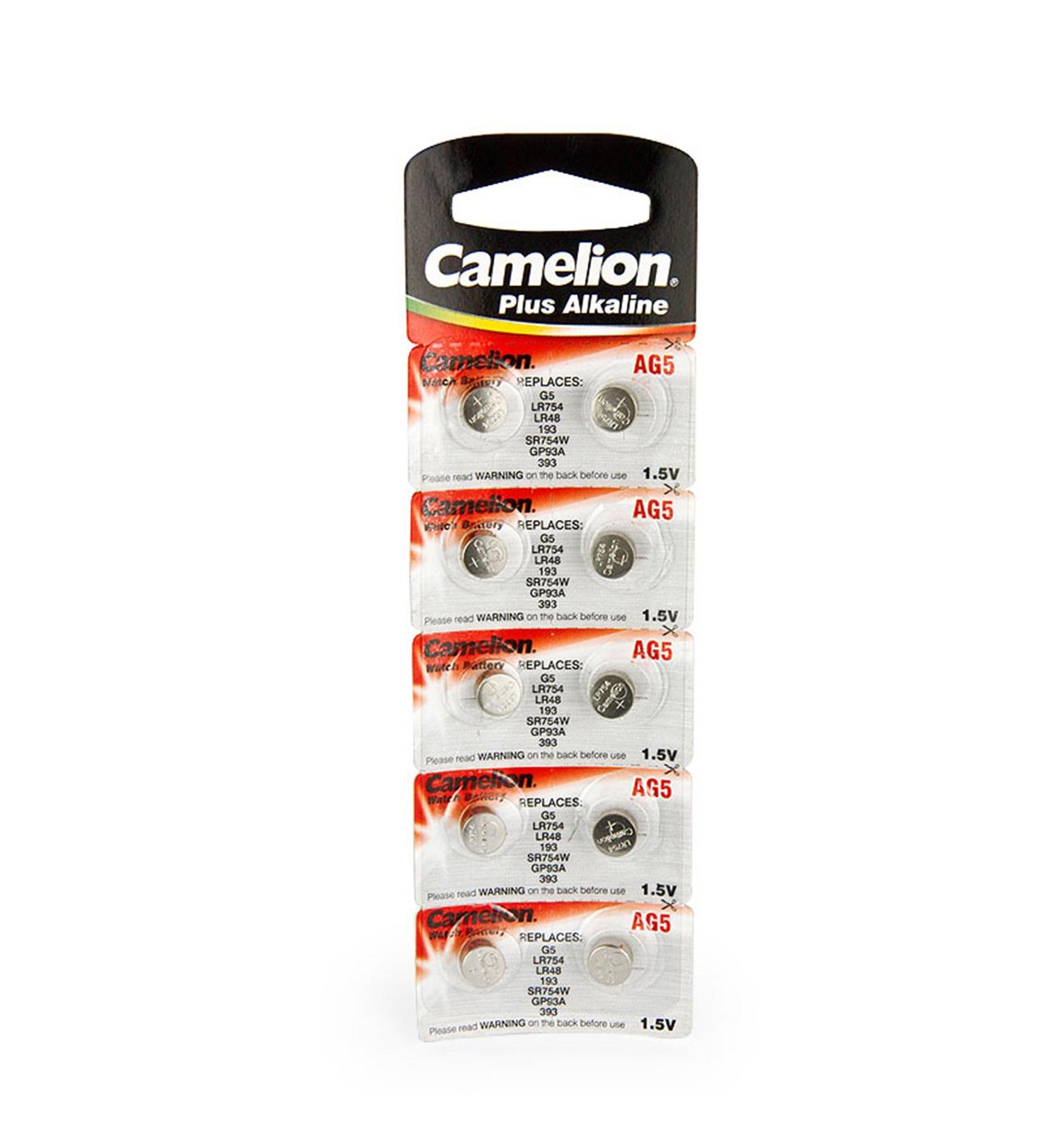 Buy Camelion AG5 Button Cell Batteries - 1.5V Alkaline 10pcs Pack - International Shipping Available - Buy Online on SooperMarket.com