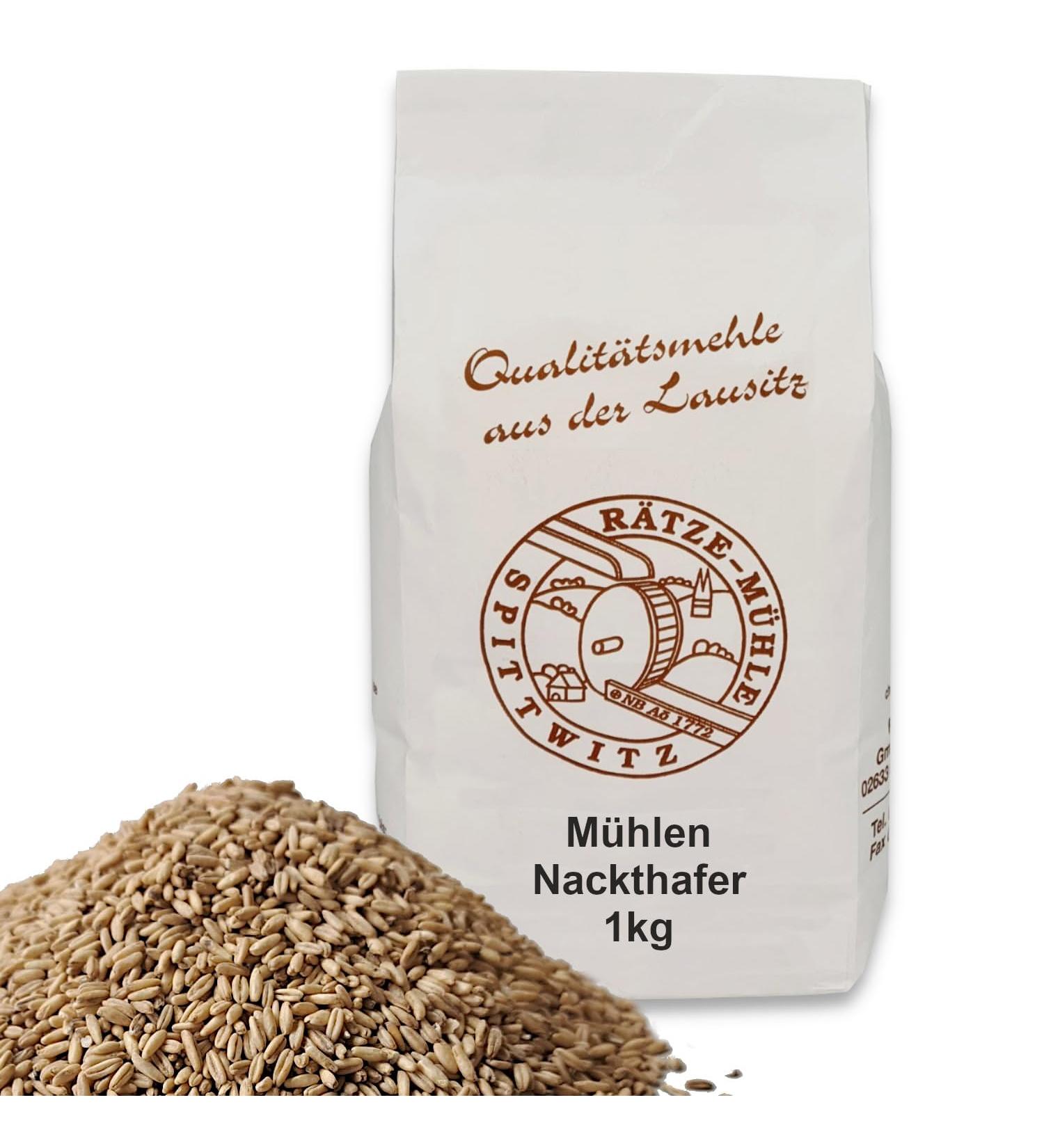 Mills Naked Oats 1000g - Whole Grain Oat Kernels Fresh from R tze Mill | Best Quality Oats for International Shipping - Buy Online on SooperMarket.com