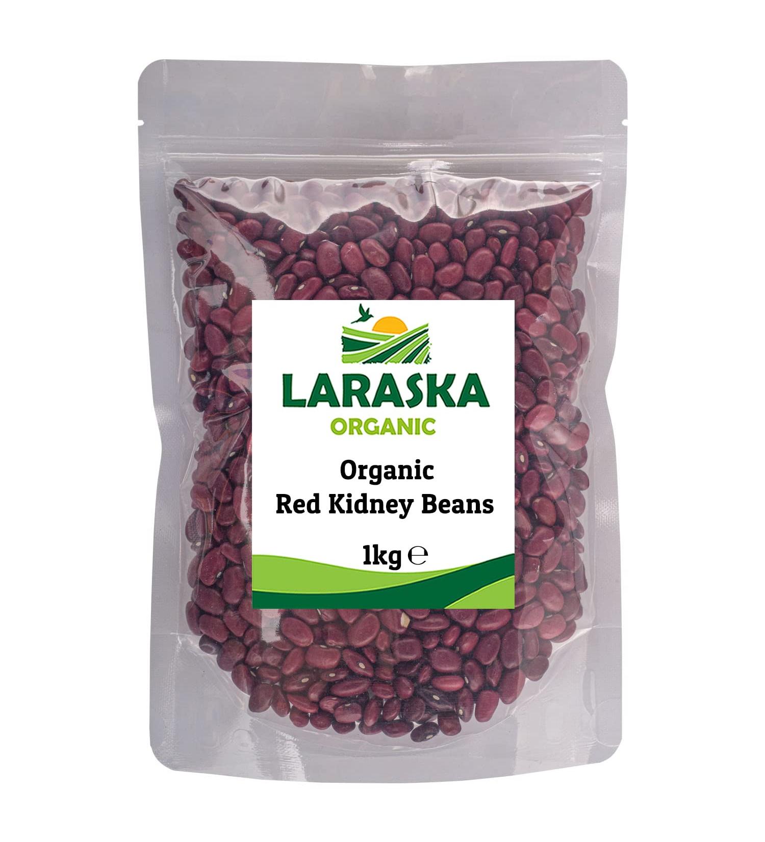 Organic Red Kidney Beans 1kg - Certified Organic, Vegan, and High Protein - Buy Online on SooperMarket.com
