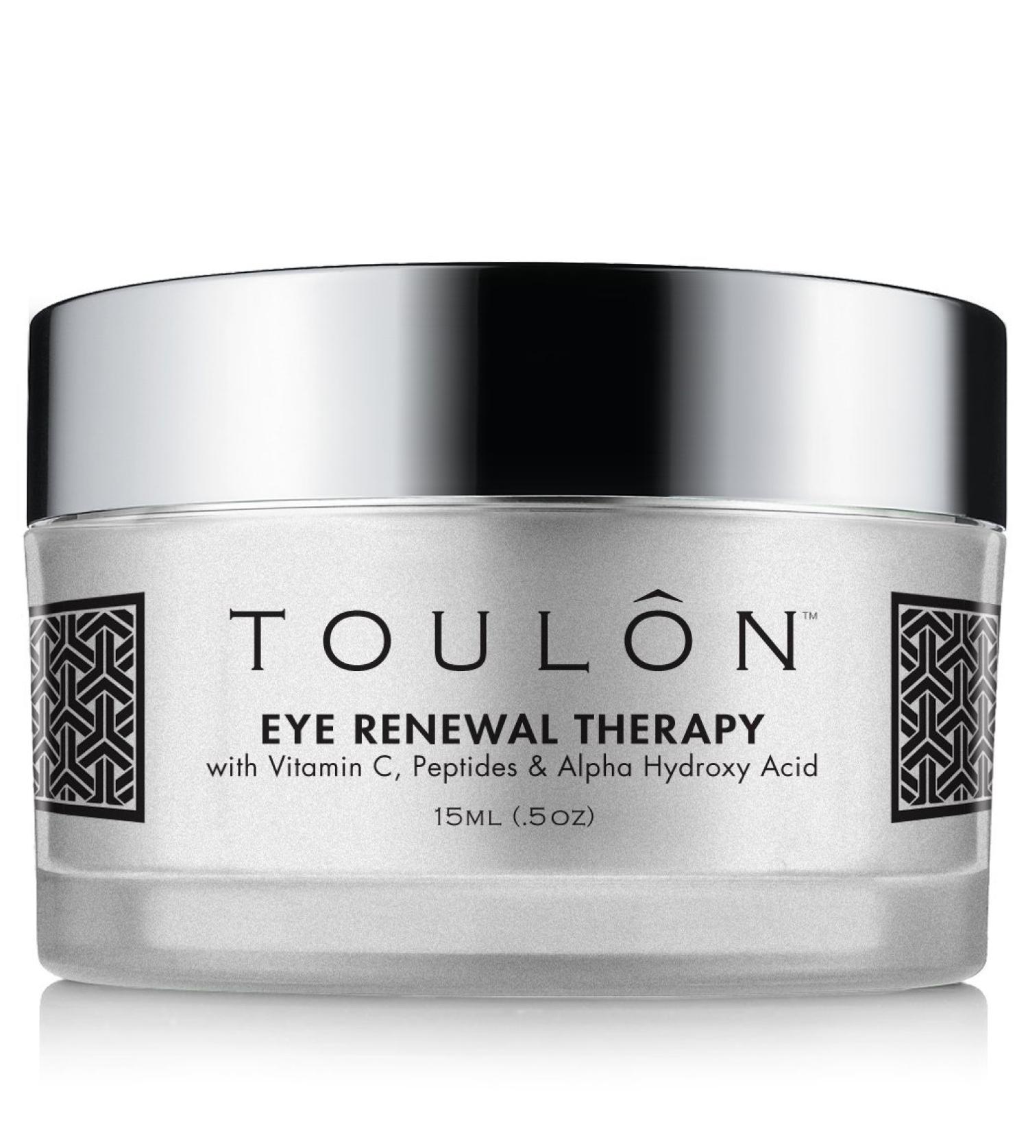 TOULON Eye Cream for Dark Circles, Puffiness & Wrinkles - Vitamin C, Peptides & AHA for Fine Lines. Minimize Crows Feet, Puffy Eyes & Bags - Buy Online on SooperMarket.com