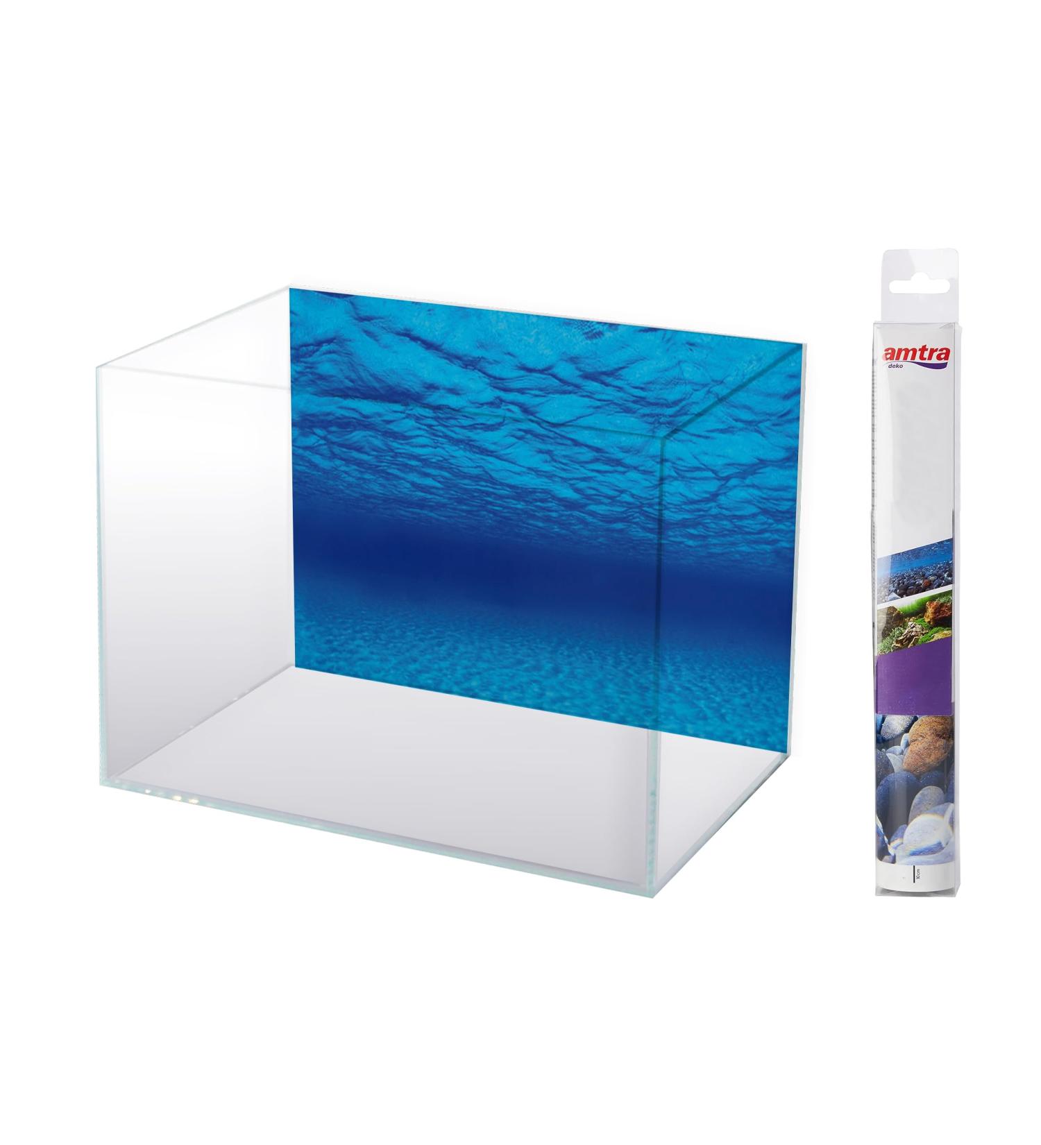 AMTRA MYSTIC - Aquarium poster background aquarium decoration decorative poster with double print format 60x150cm 60x150 cm - Buy Online on SooperMarket.com