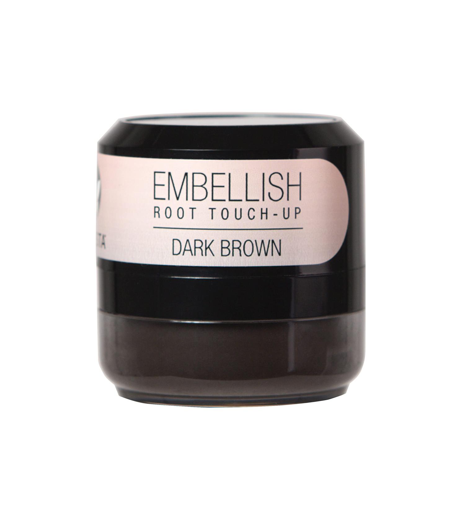 Calista Embellish Root Touch-Up Dark Brown | Temporary Grey Cover & Root Concealer - 0.35 oz | International Shipping Available - Buy Online on SooperMarket.com