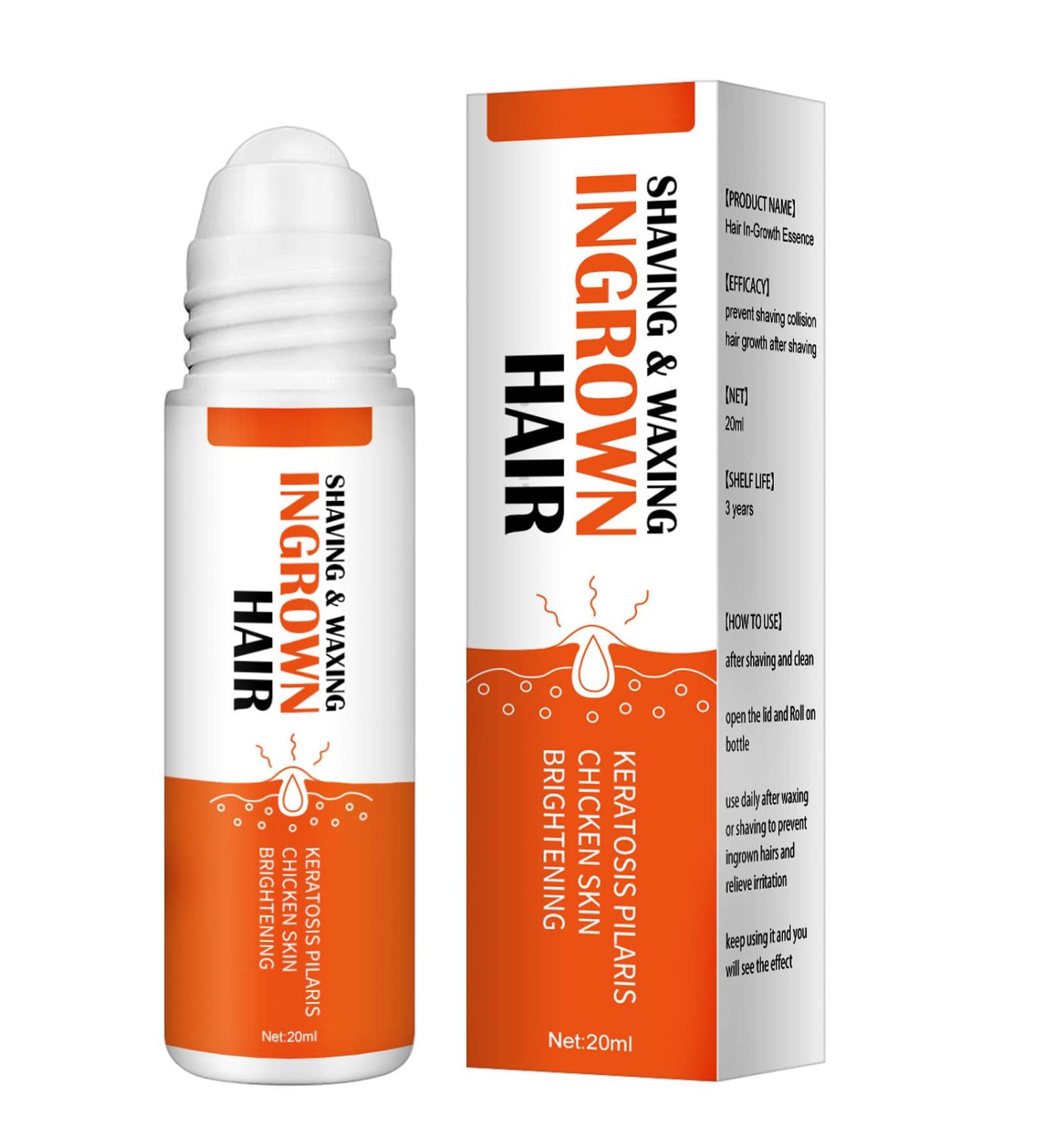 Ingrown Hair Treatment & Razor Bumps Stopper Serum - Alcohol-Free After Shave Solution for Men and Women - Face, Neck, Bikini, Legs, and Underarms - Buy Online on SooperMarket.com