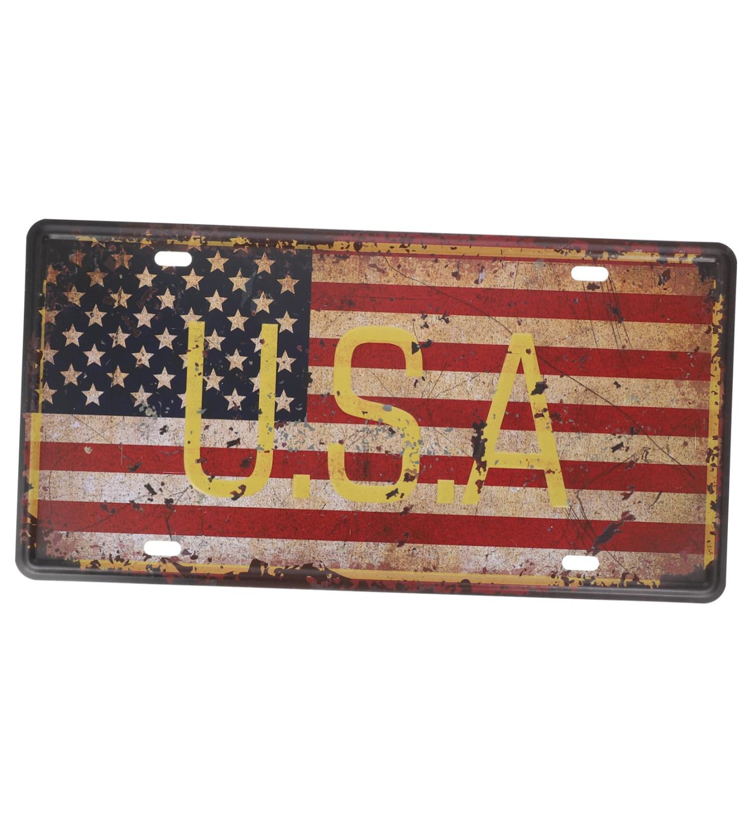 Cabilock Emblems Iron Sign Painting Vintage Signs for Sale July 4th Iron Painting The Sign Iron Mark Metal - Buy Online on SooperMarket.com