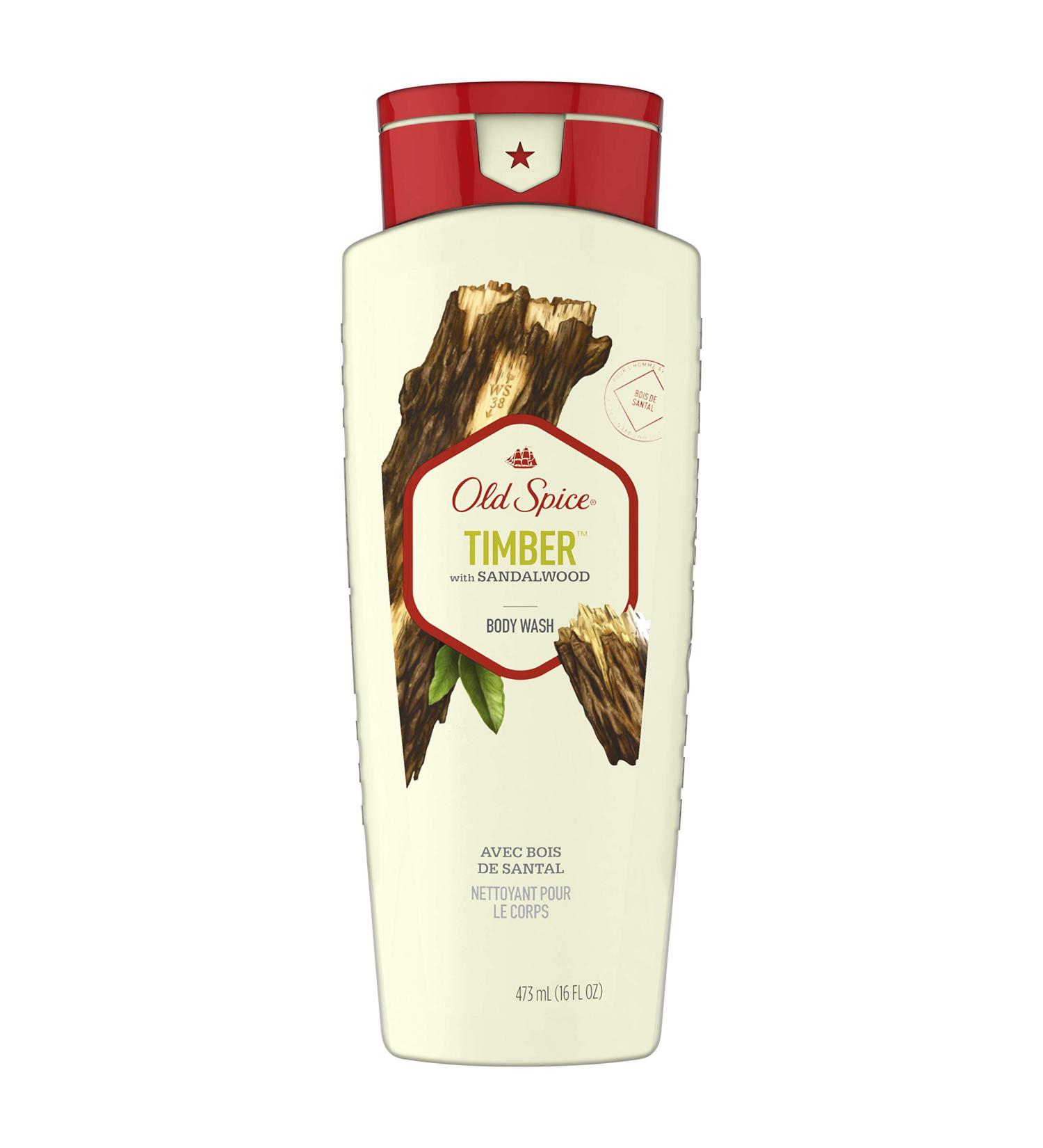 Old Spice Timber Body Wash - Sandalwood Scent - 16 Oz - Packaging May Vary - Buy Online on SooperMarket.com