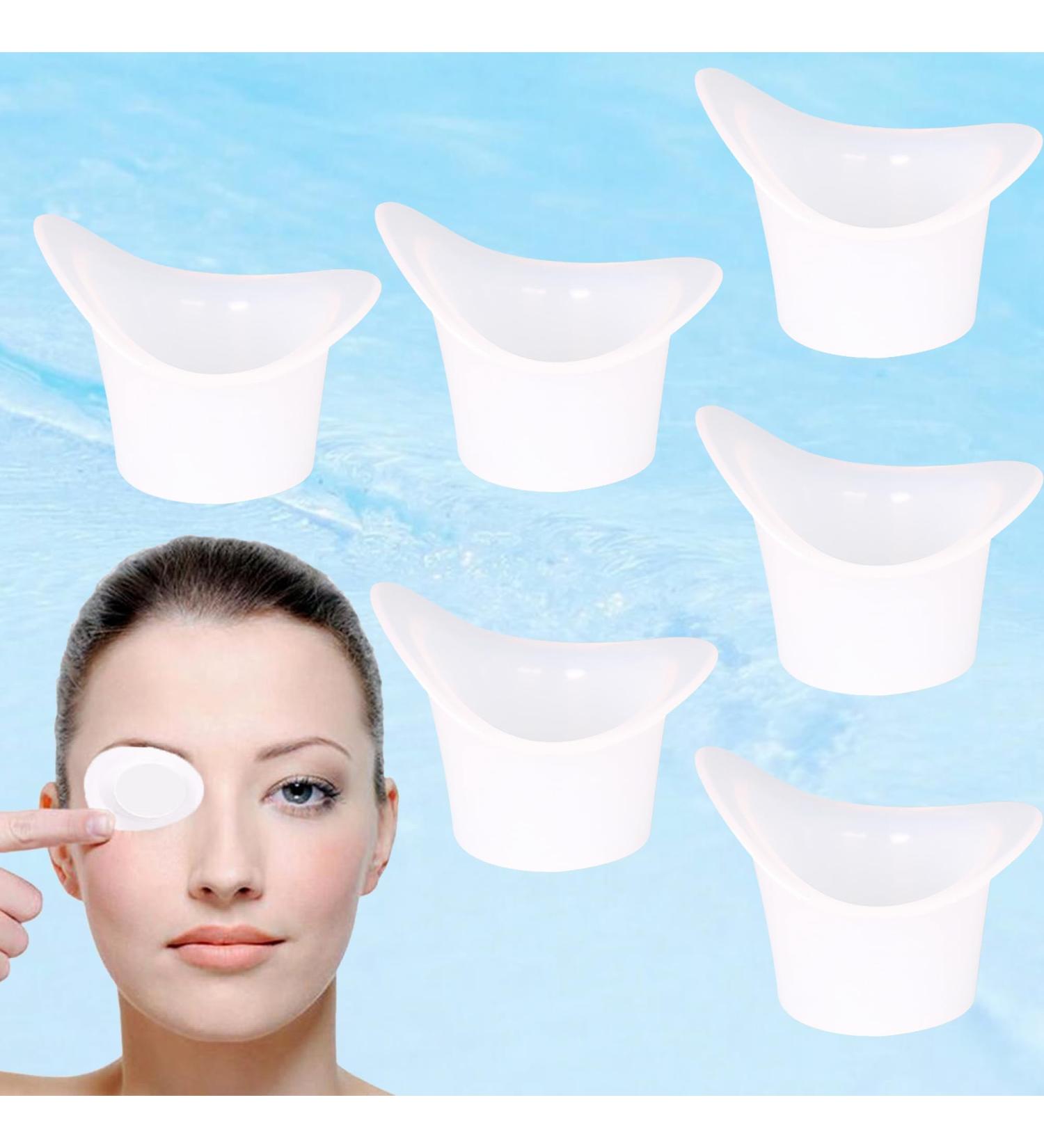 CHENNAN 6 Pieces 8 ml Silicone Eye Wash Cup Eye Cleaning Cups Portable Eye Wash for Cleaning Soft Eye Wash for Cleaning Tired Eyes (6 Pieces) 440A - Buy Online on SooperMarket.com