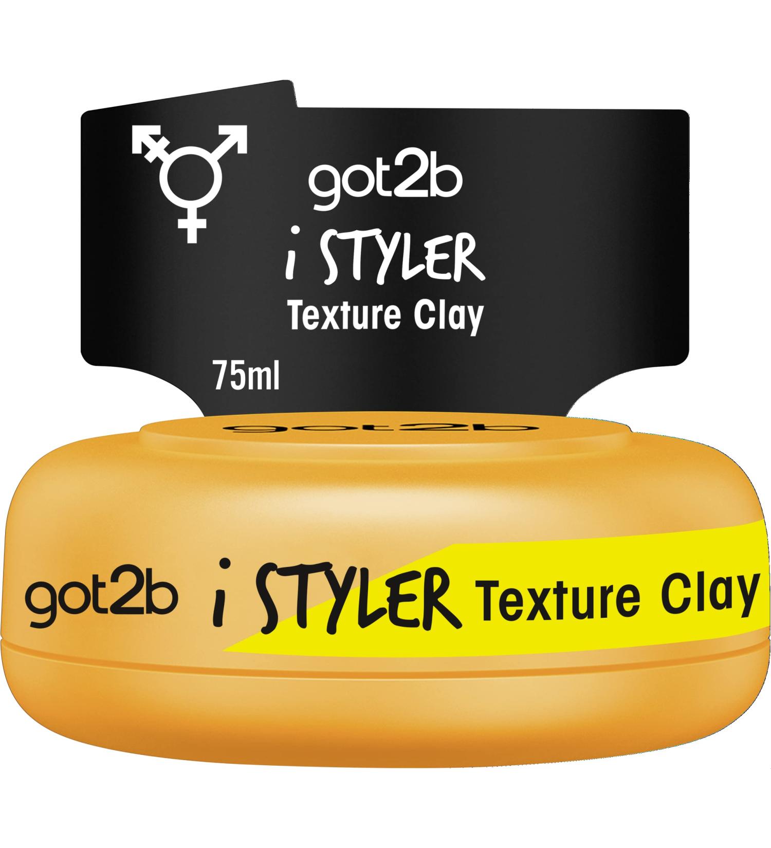 GOT2B ISTYLER Texture Clay Halt 4 (75 ml) - Men's Hair Cream for Cool Matt Effect & Textured Style - Buy Now! - Buy Online on SooperMarket.com