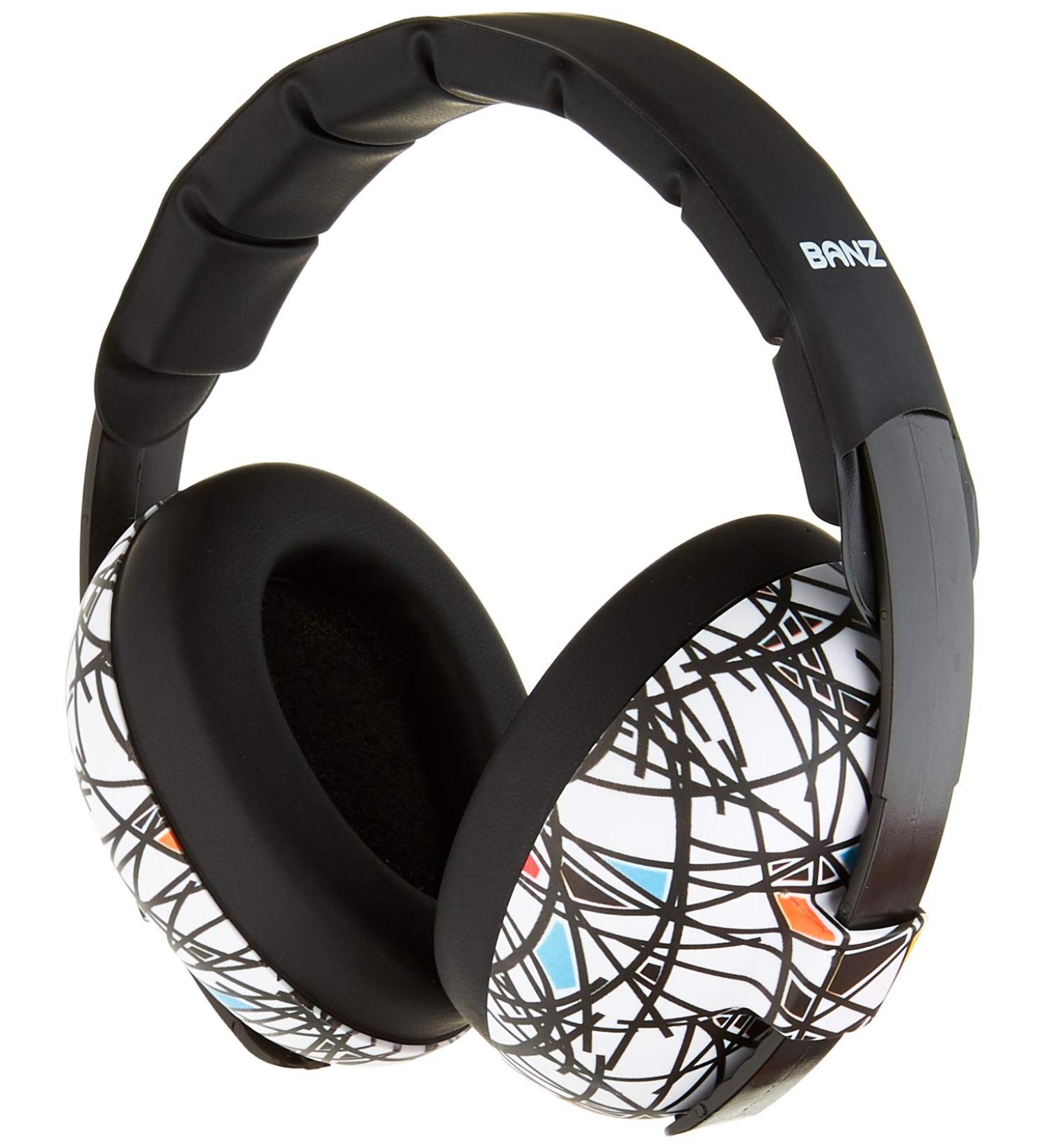 Banz Bubzee Baby Earmuffs - Sticks and Stones EM033 | Protect Your Baby's Hearing | International Shipping Available - Buy Online on SooperMarket.com