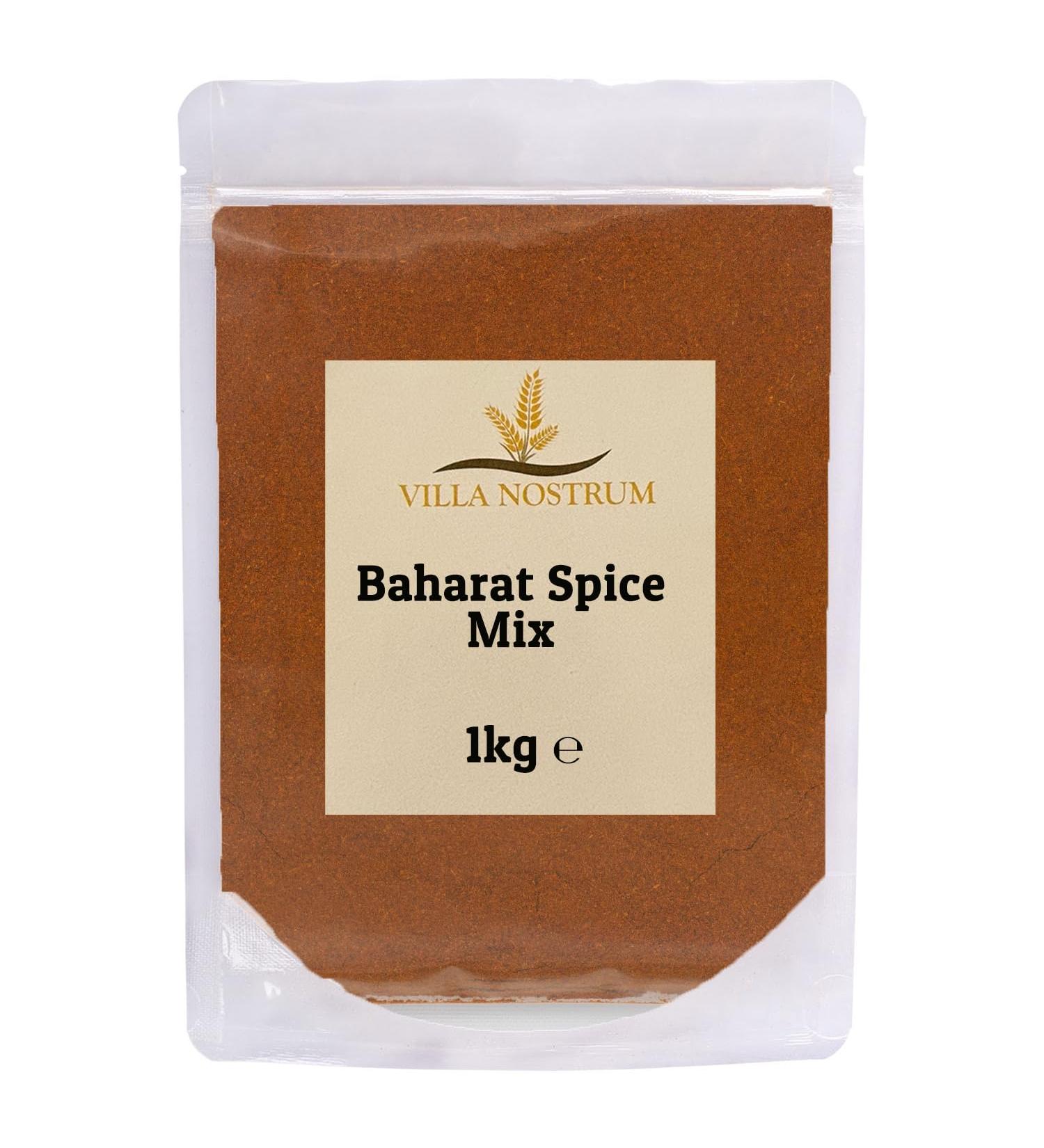 Baharat Spice Mix 1kg by Villa Nostrum - Blend for Exquisite Flavors - Ideal for Cooking Grilling and Seasoning