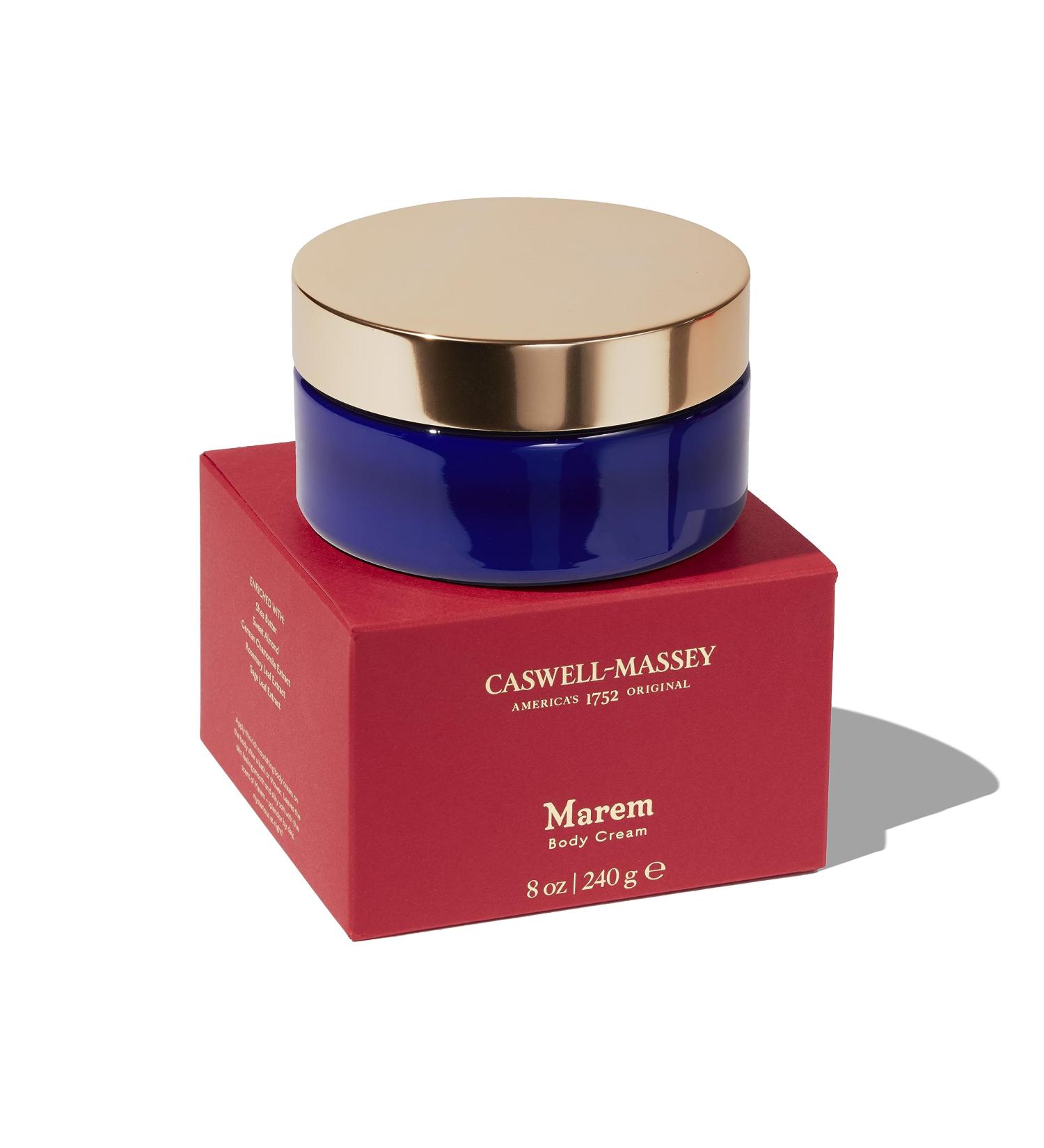 Caswell-Massey Marem Body Cream - Luxurious Scented Lotion for Women | Natural Moisturizer 8 Fl Oz | Soothing & Velvety-Smooth Formula - Buy Online on SooperMarket.com