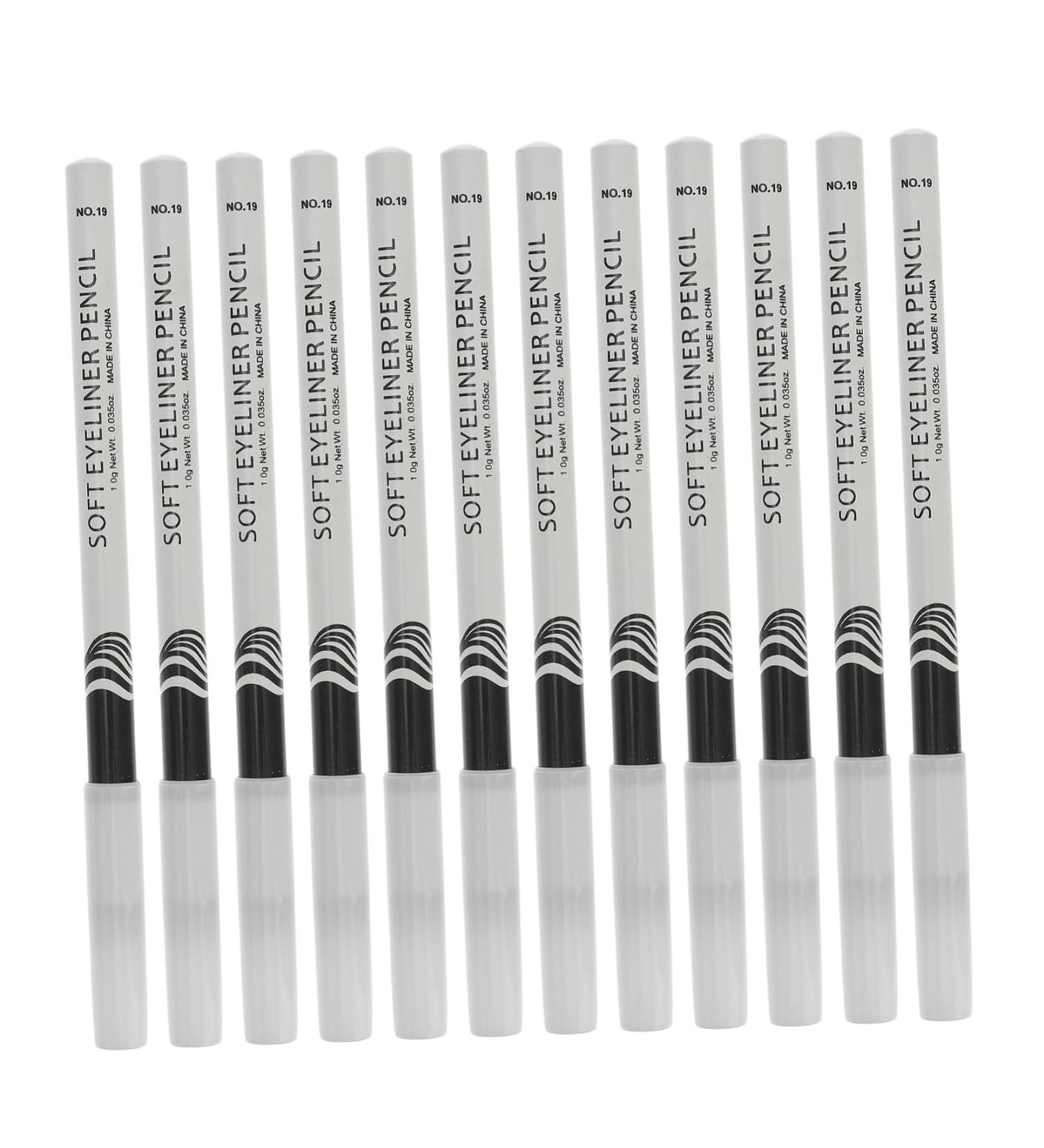 Gogogmee 12pcs Lying Silkworm Eyeliner Liner Gel Pencil Makeup Eyeshadow Pencils Makeup Eyeliner Wood White - Buy Online on SooperMarket.com