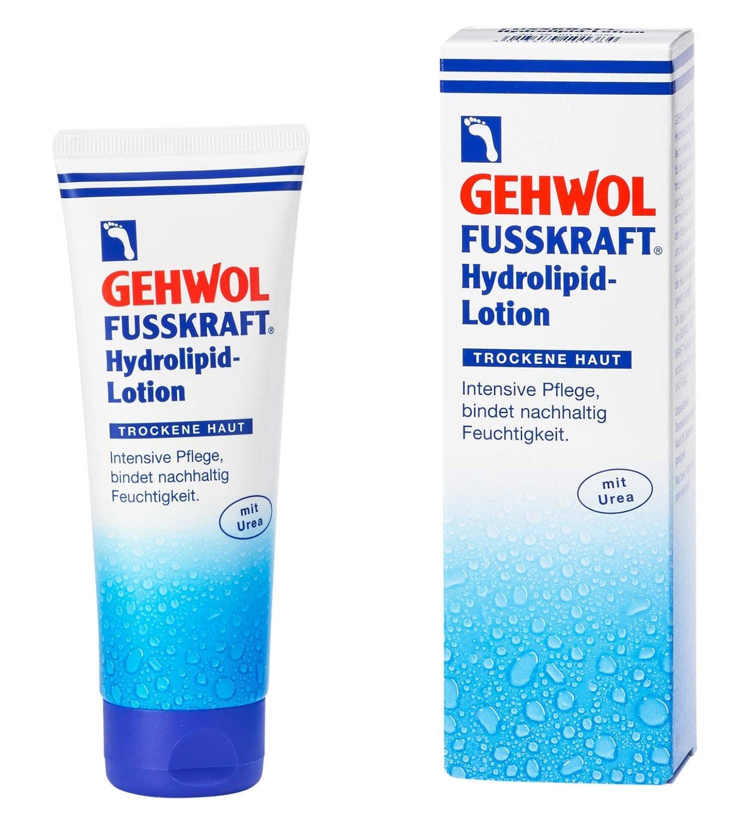 GEHWOL Fusskraft Hydrolipid Lotion foot cream with urea dry feet 125ml