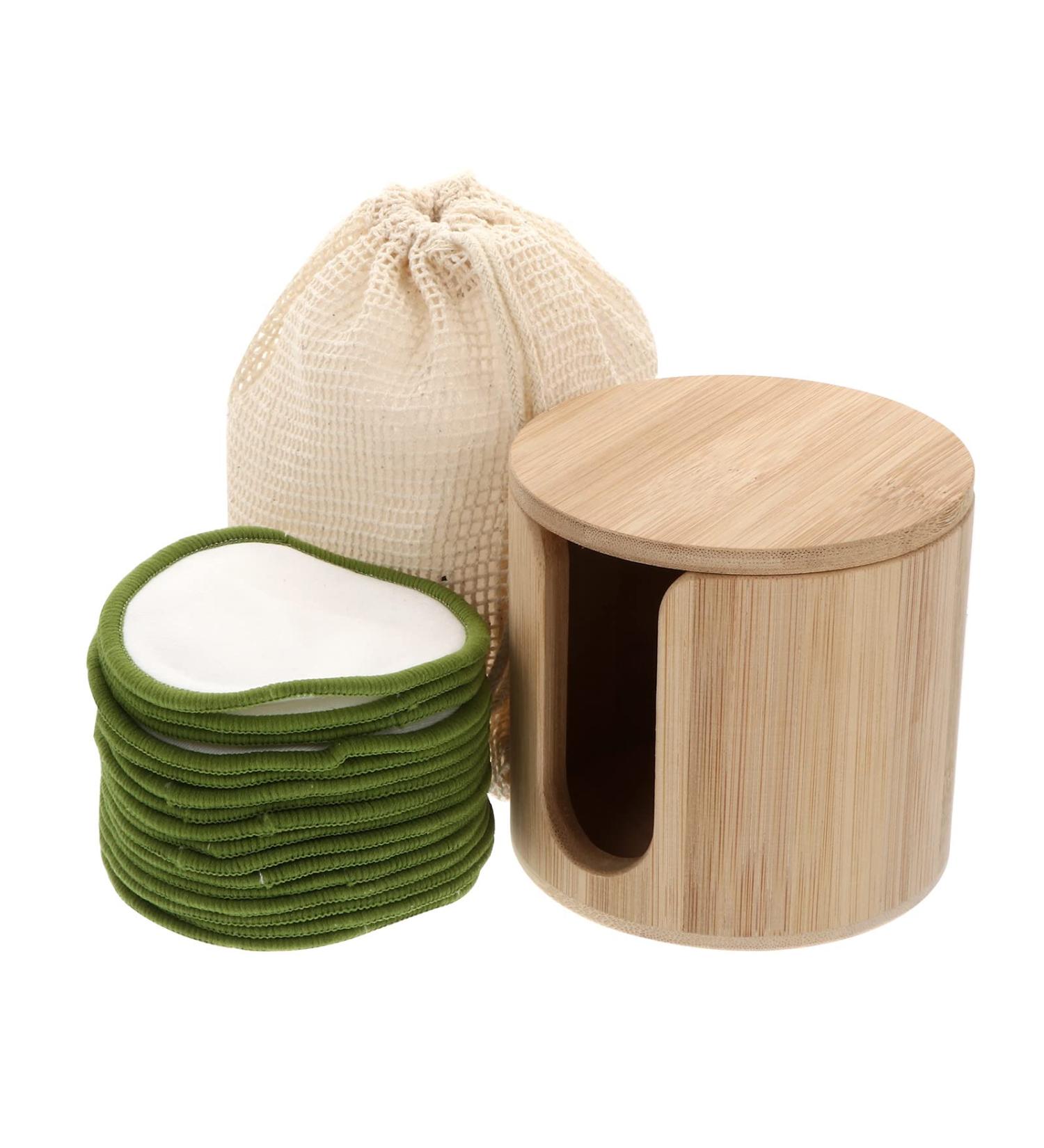 Reusable Makeup Remover Pads - Eco-Friendly Facial Wipes for Eye & Face Makeup - 1 Set Makeup Removal Cloths - Buy Online on SooperMarket.com