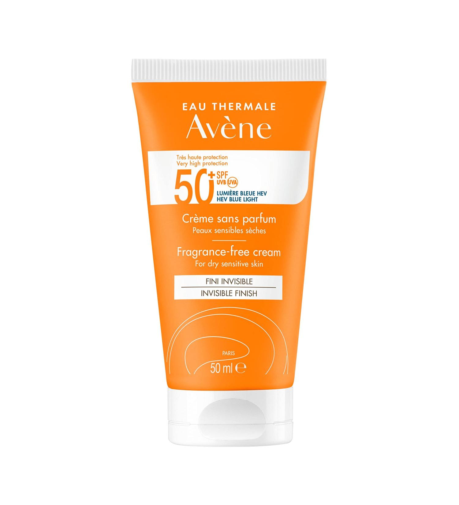 Avene Sun Cream SPF 50+ Fragrance Free 50 ml - Buy Online on SooperMarket.com