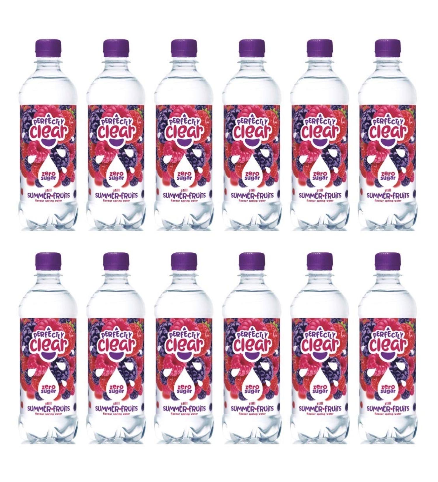 Perfectly Clear Still Summer Fruits Flavoured Water 500ml x 12 - Buy Online on SooperMarket.com