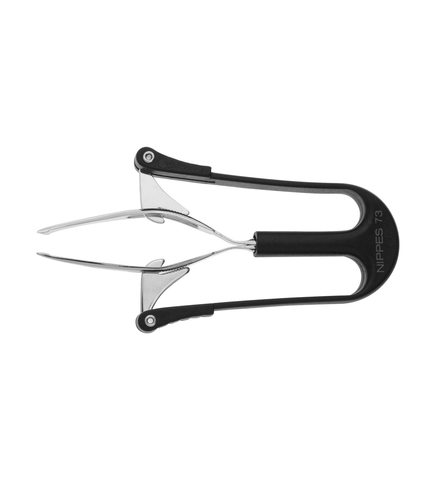 Nippes Solingen Automatic Tweezers - Nickel-Plated Steel Black 10cm | Precision Eyebrow Plucking & Hair Removal | Made in Germany - Buy Online on SooperMarket.com