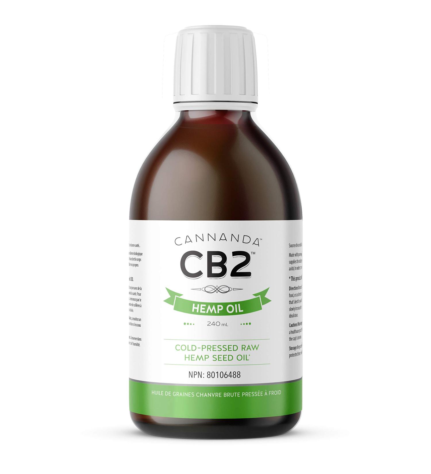 CB2 Hempseed Oil - 240ML / 200 000MG - Original Formula - Unflavoured Version - Buy Online on SooperMarket.com