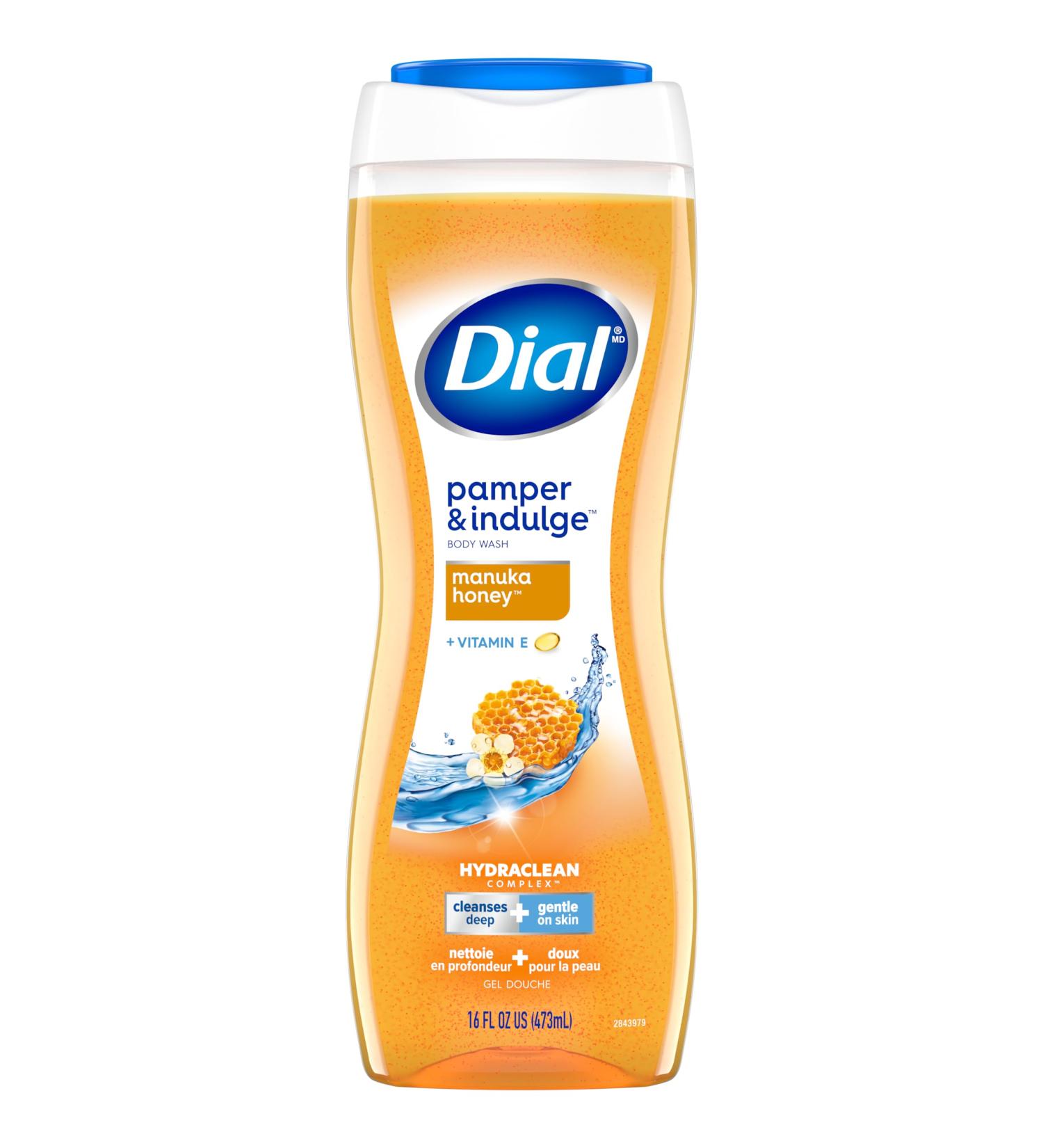 Dial Manuka Enriching Body Wash 473ml | Honey Infused 16oz | Nourishing & Moisturizing Body Cleanser - International Shipping Available - Buy Online on SooperMarket.com