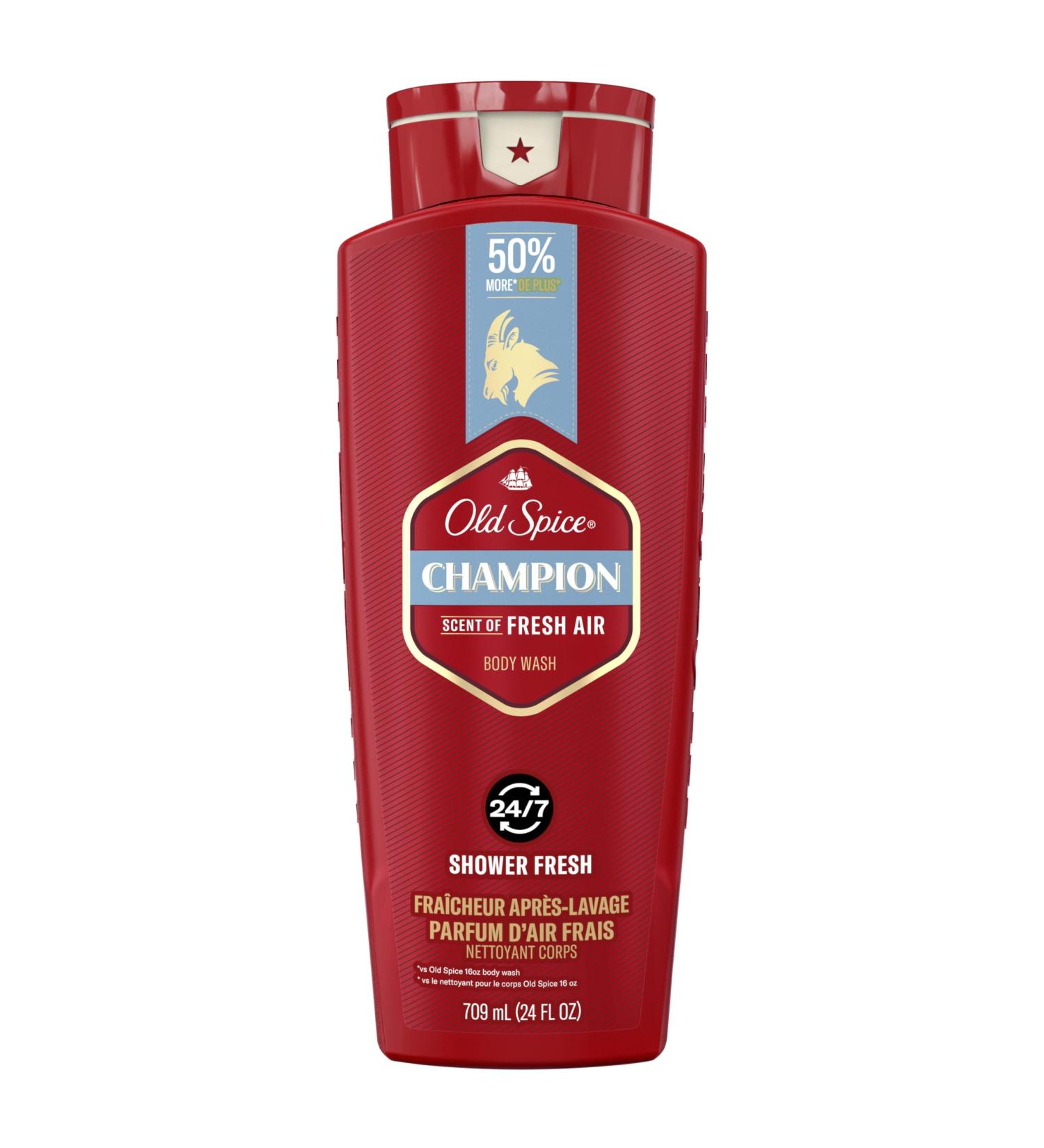 Old Spice Body Wash for Men Champion 709 ml (24 fl.oz) Fresh 709 ml (Pack of 1) - Buy Online on SooperMarket.com