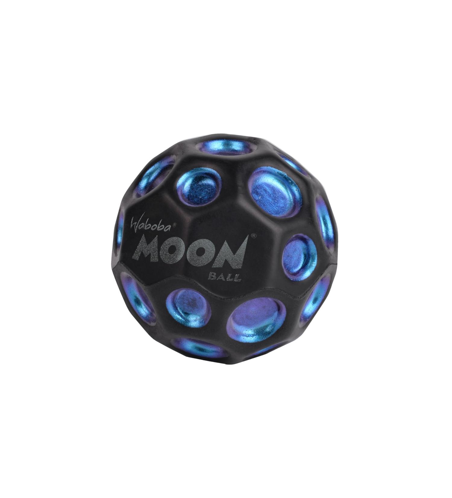 Buy Sunflex X Waboba Moon Ball - Dark Side Blue | Springball & Jumping Rubber Ball for Kids | Fun Bouncing Playball with Sound Crater International Shipping Available - Buy Online on SooperMarket.com