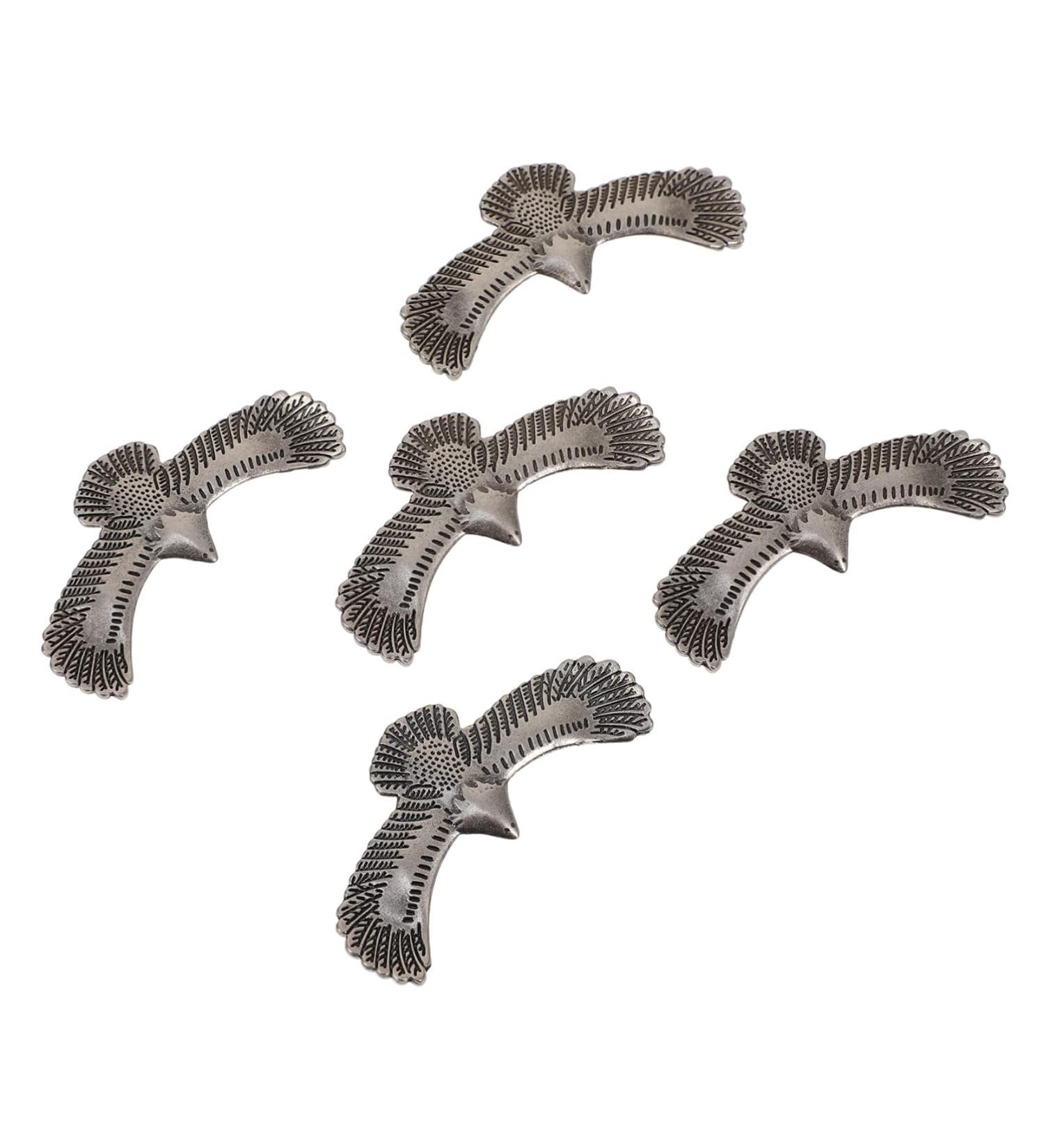 Operitacx 5pcs Bag Supplies Shape Decorative Alloy Craft Accessories Clothes Buttons Eagle Design Diy Rivet - Buy Online on SooperMarket.com