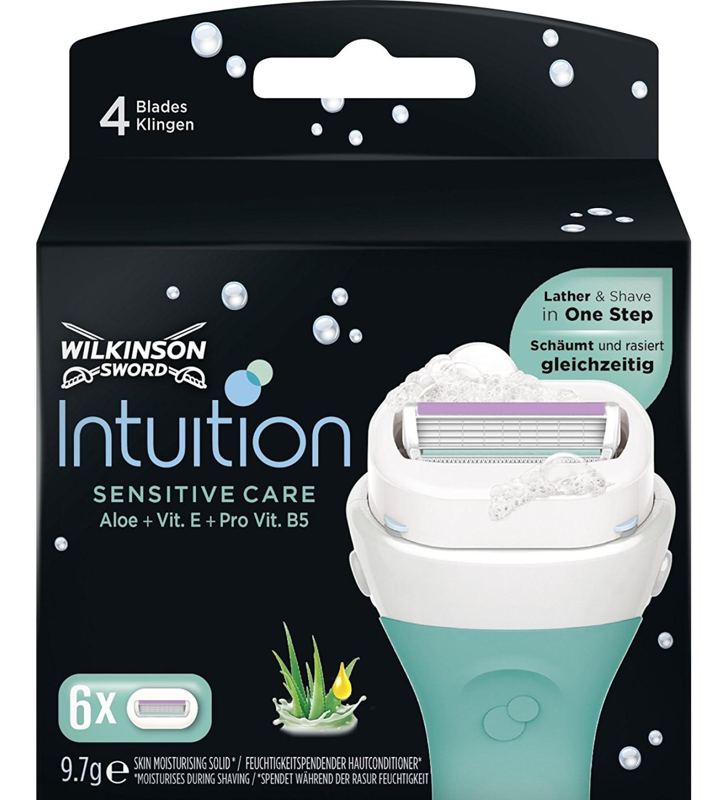 6 Wilkinson Sword Intuition Sensitive Razor Blade for Women 2x3 - Buy Online on SooperMarket.com