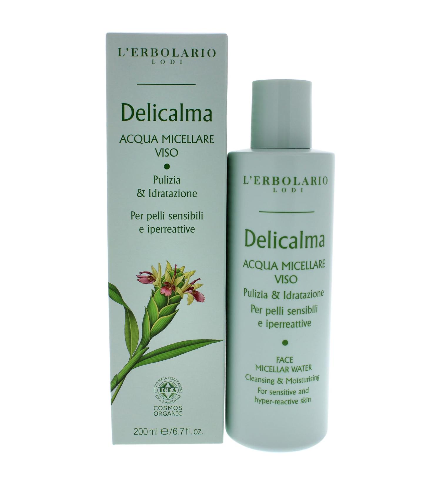 L'Erbolario DELICALMA Micellar Facial Toner - Soothing 200 ml | International Shipping Available - Buy Online on SooperMarket.com
