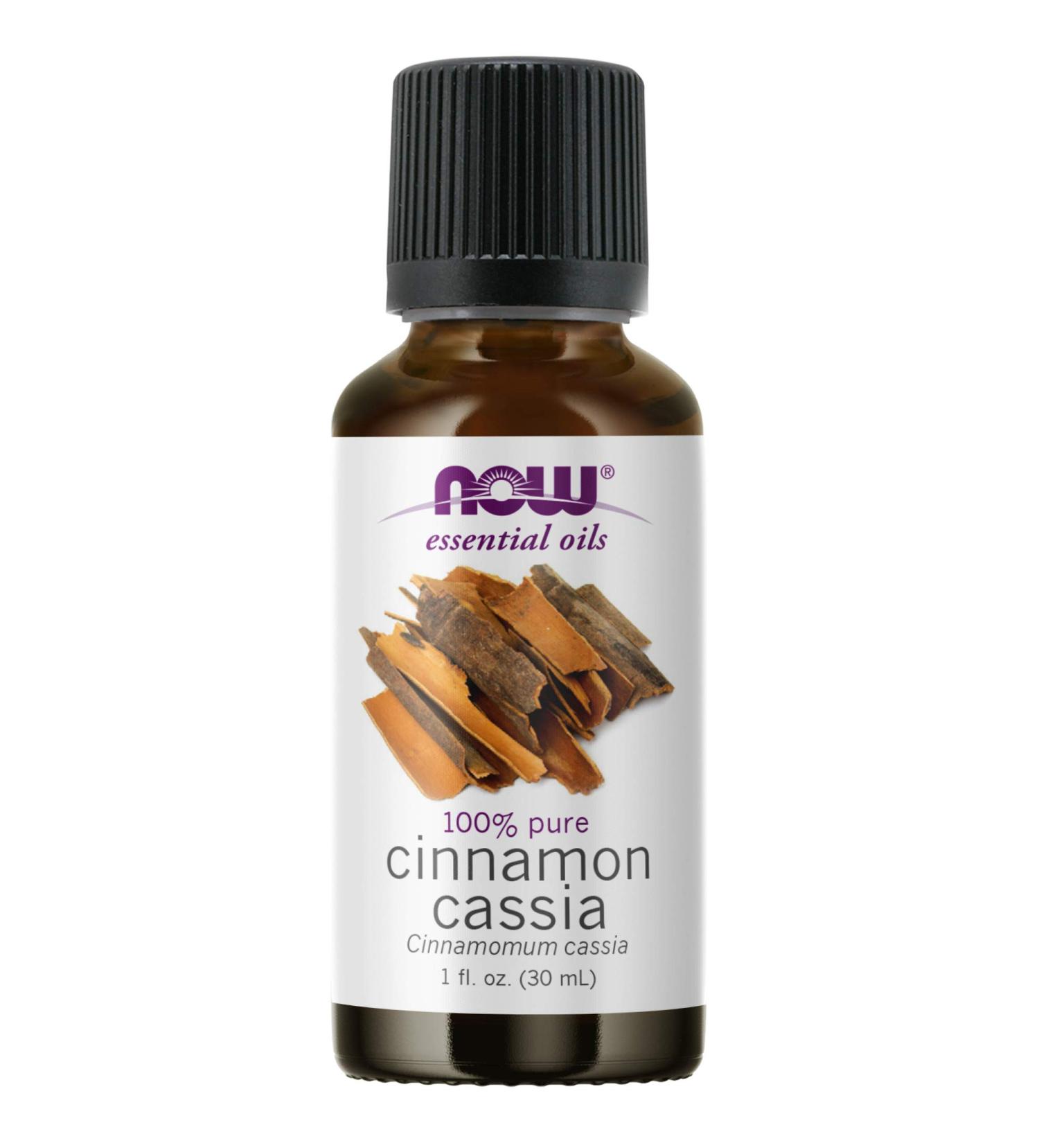 Now Foods Cinnamon Cassia Essential Oil 1 fl oz - Pure Natural Aroma - Buy Online on SooperMarket.com