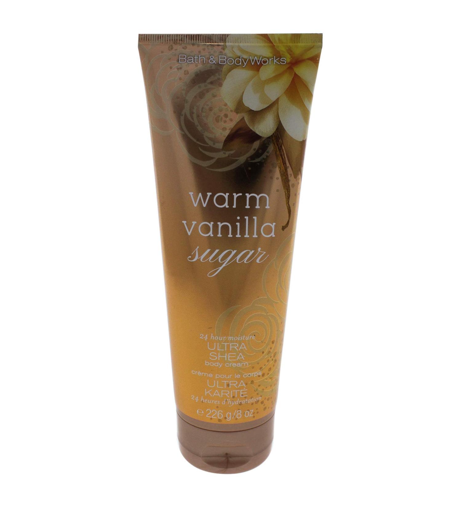 Bath & Body Works Warm Vanilla Sugar Ultra Shea Body Cream 8 Oz - Vanilla Scented Body Moisturizer - Buy Online on SooperMarket.com