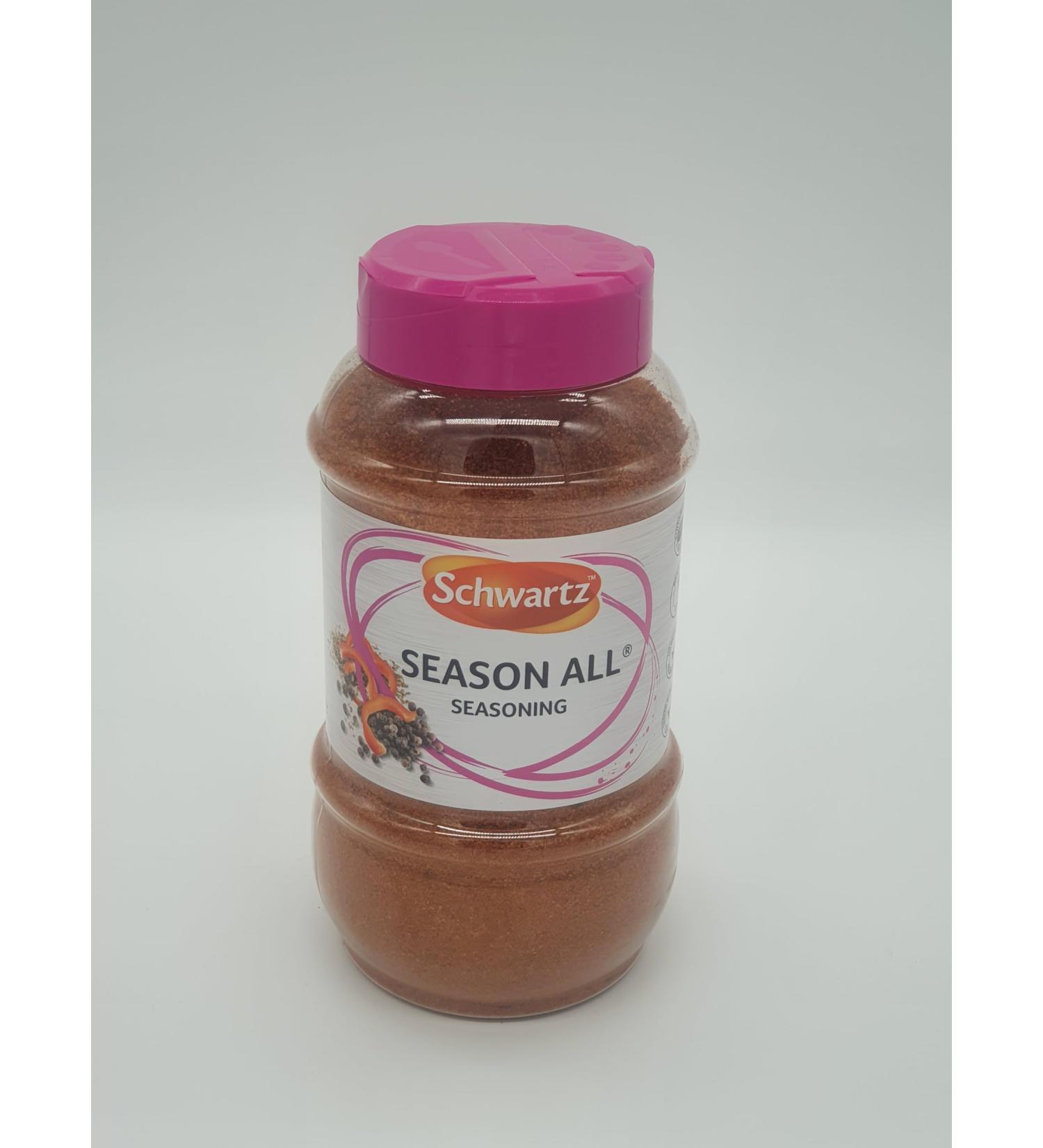 Schwartz SEASON ALL Seasoning. Savoury Seasoning blend of Black pepper Paprika and celery seeds. Suitable for Vegetarians 840g. By Limitless Essentials - Buy Online on SooperMarket.com