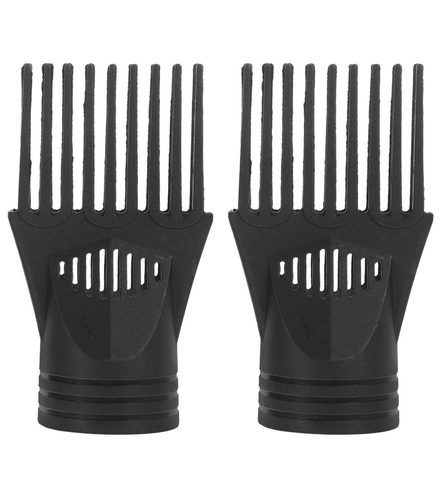 PACKOVE 2pcs Hair Dryer Comb Black Comb Hair Dryer Narrow Concentrator Universal Blow Dryer Comb Attachment (Bottom Diameter 5 CM) - Buy Online on SooperMarket.com