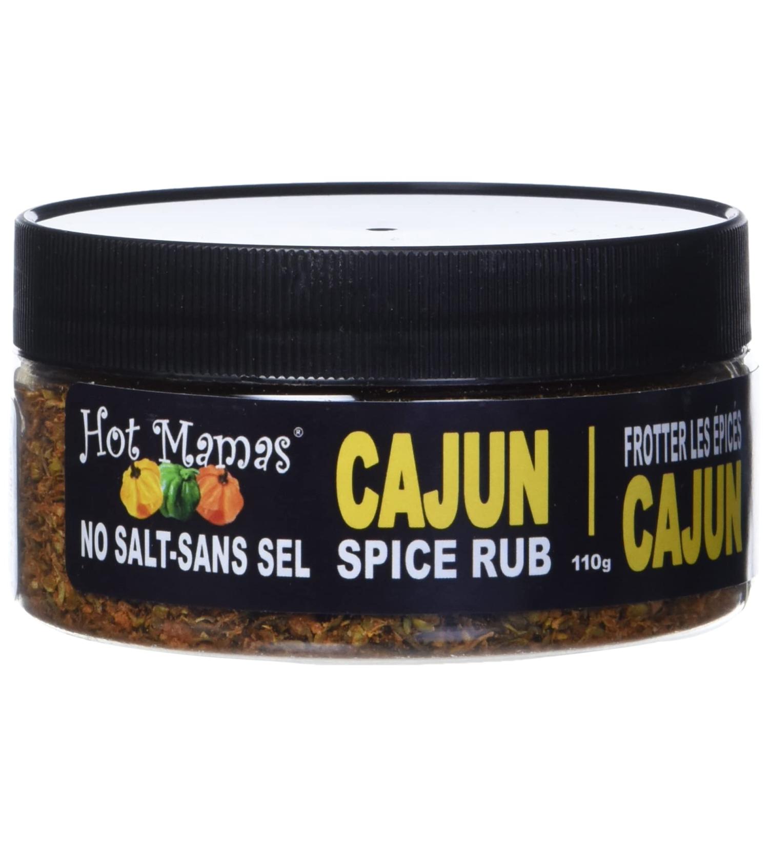 Hot Mamas All Natural Cajun Spice Rub - Kosher Certified Salt Free Gluten Free Keto Friendly and No MSG 110.0 g (Pack of 1) - Buy Online on SooperMarket.com