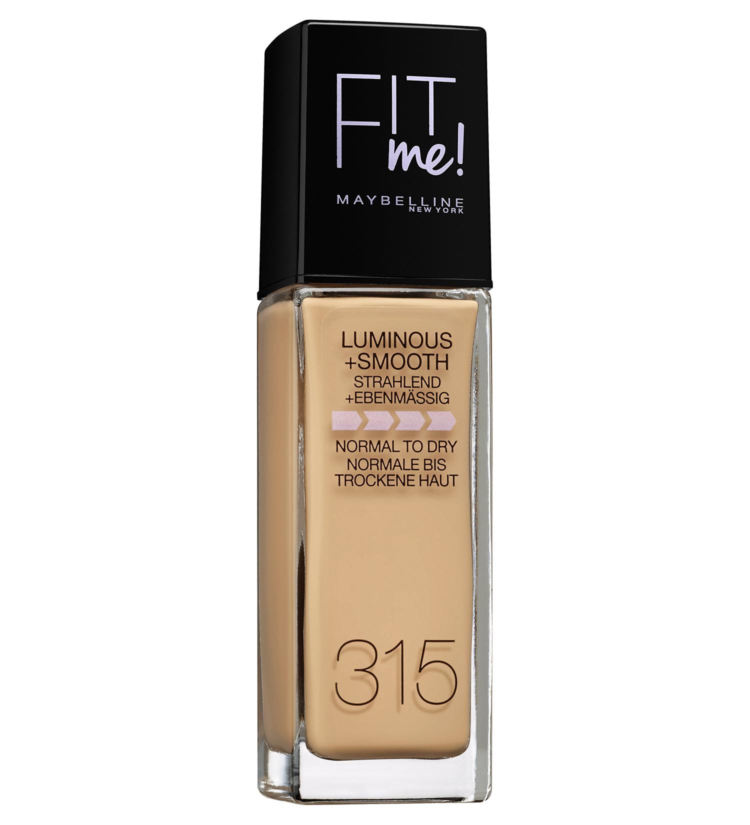 Maybelline Fit Me Foundation No. 315 Soft Honey - Flawless Skin for All Skin Types 30 ml - International Shipping Available - Buy Online on SooperMarket.com