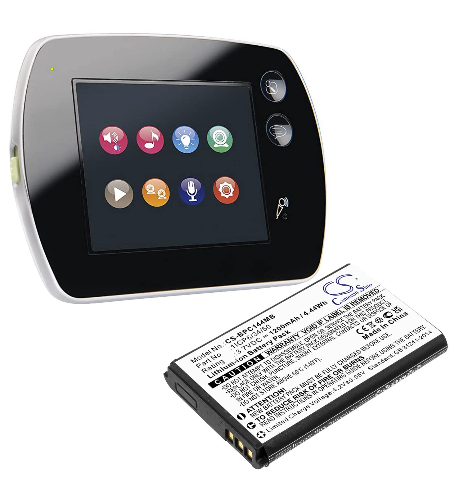 Replacement Battery for Babymoov Touch Screen A014407 | 1200mAh 3.7V Compatible Battery - Buy Online on SooperMarket.com