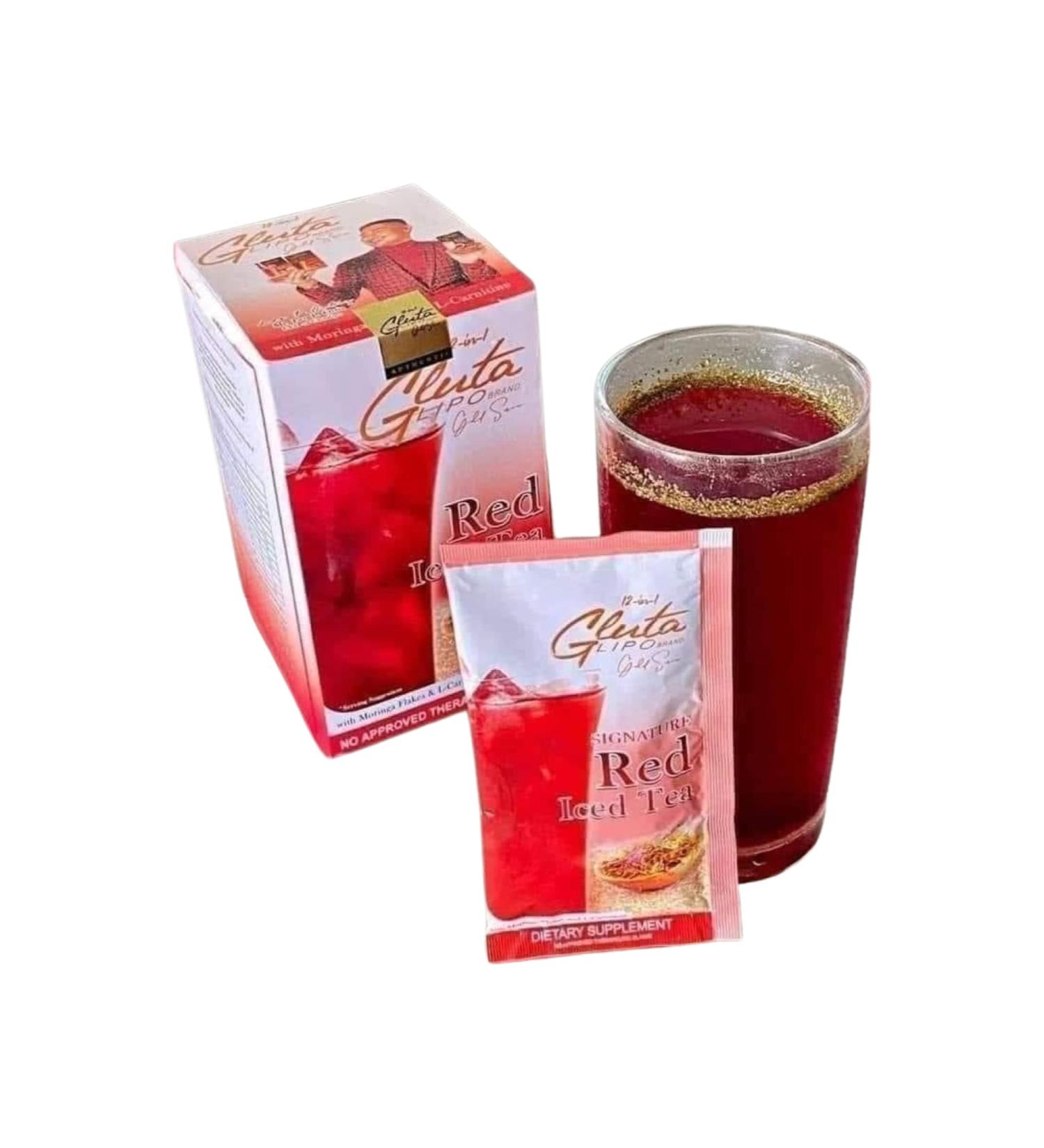 IBE GLUTA LIPO GOLD SERIES RED ICED TEA 12 in 1