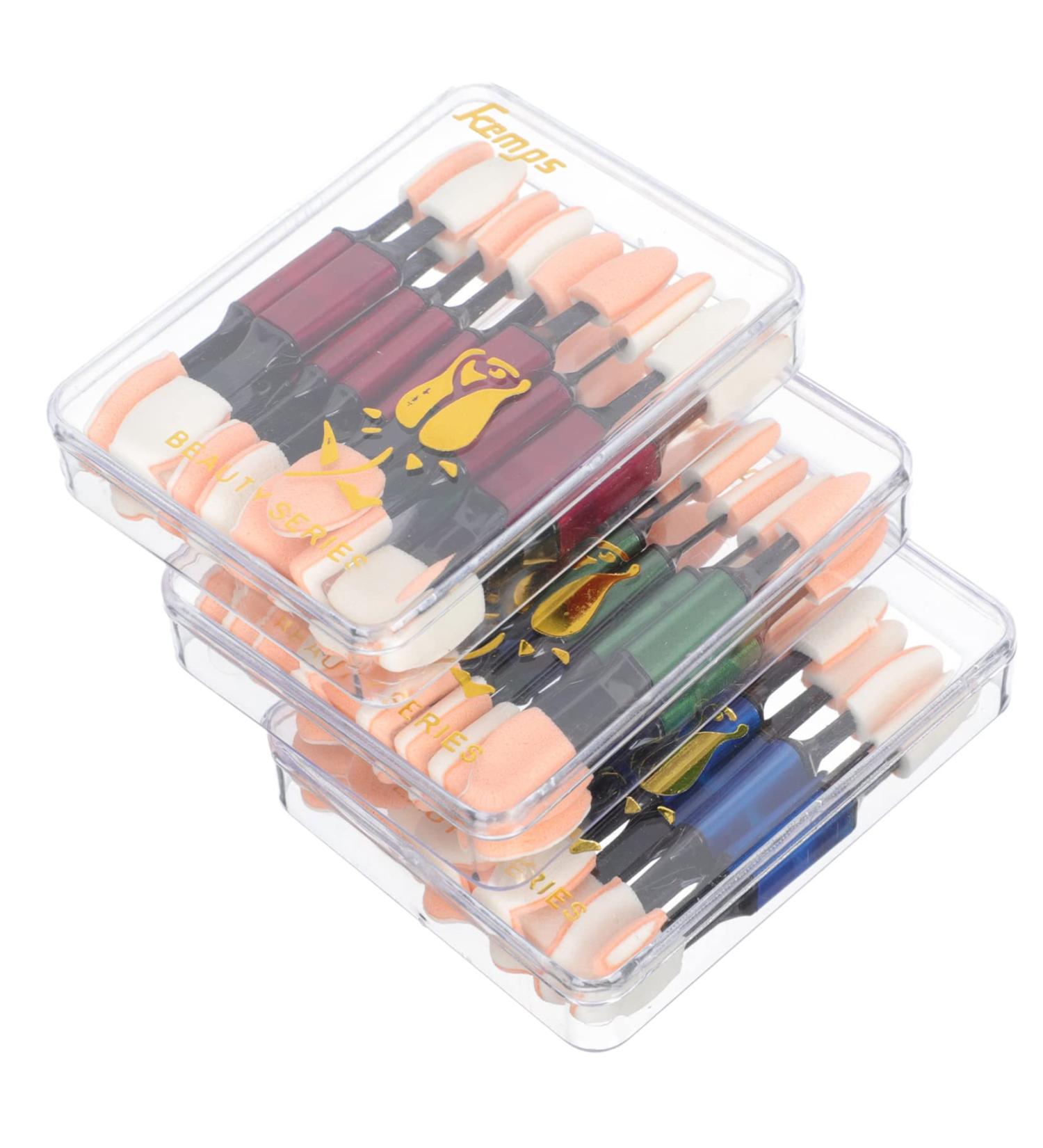 NOLITOY 30pcs Disposable Dual-headed Sticks Practical Sponge Double-headed Eyeshadow Convenient Brush - Buy Online on SooperMarket.com