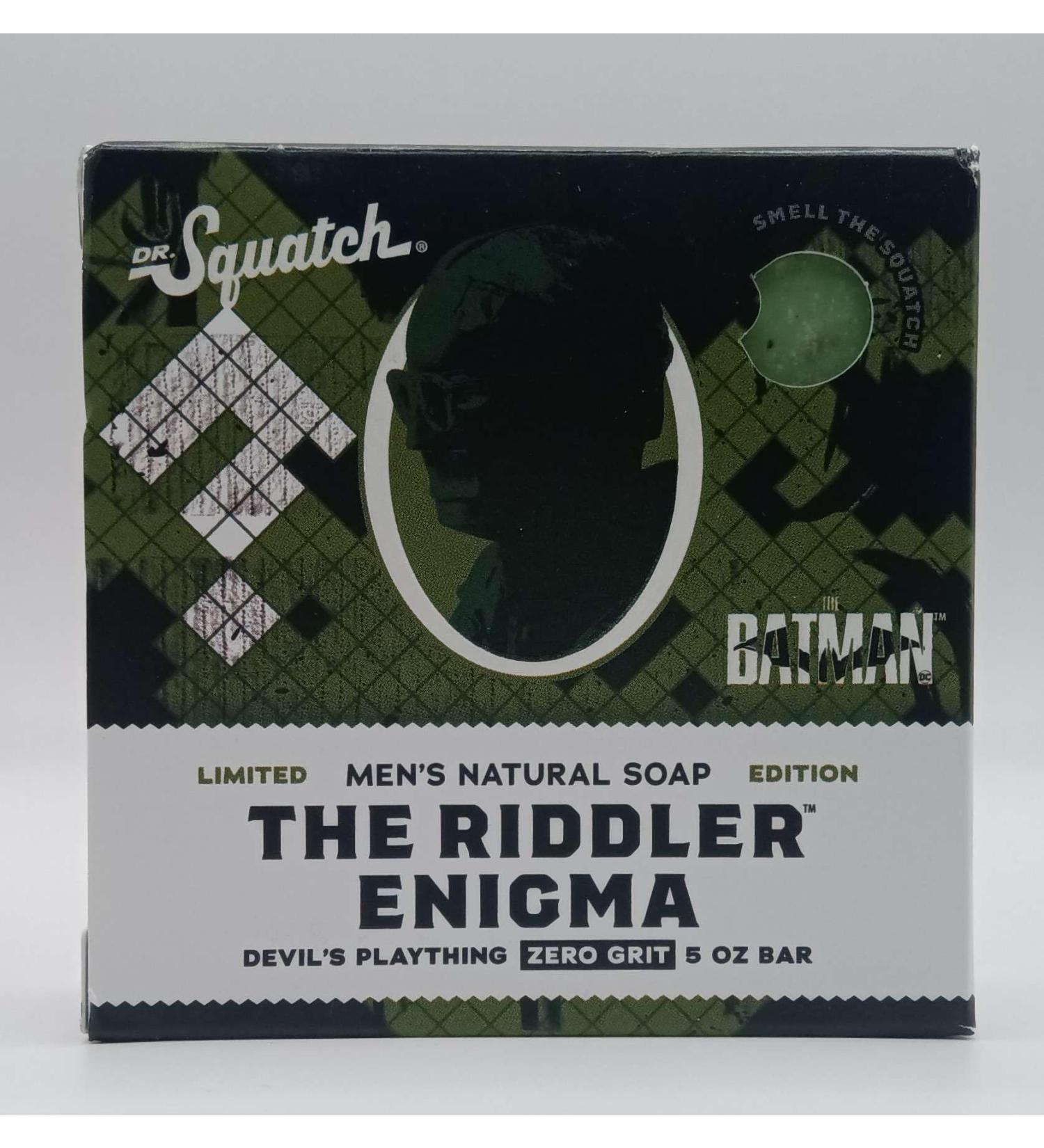 Dr. Squatch All Natural Bar Soap for Men Limited Edition The Riddler Enigma