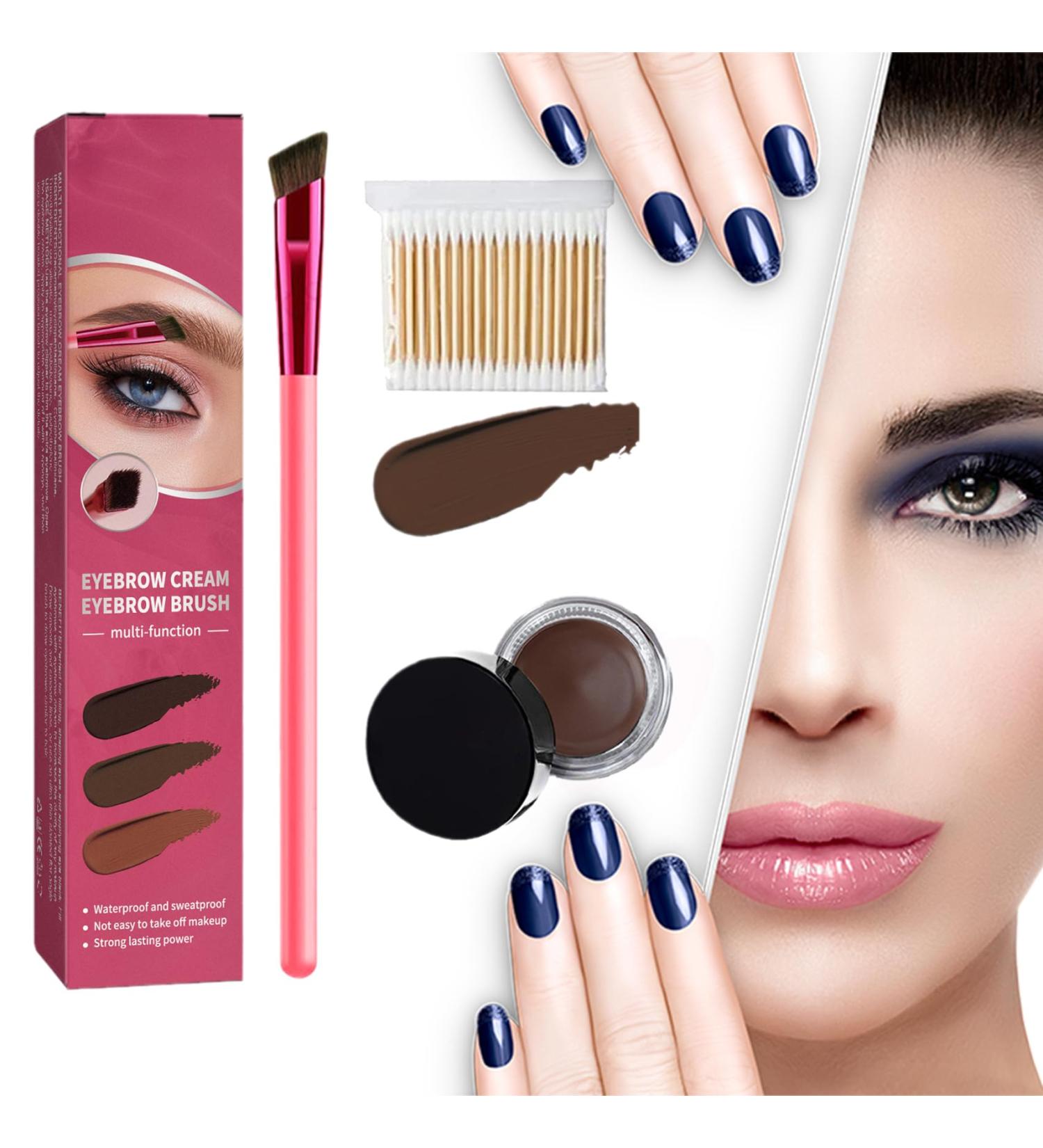 4D Laminated Eyebrow Home Grooming Kit Home Eyebrow Care Kit 4D Laminated (Dark Brown) - Buy Online on SooperMarket.com